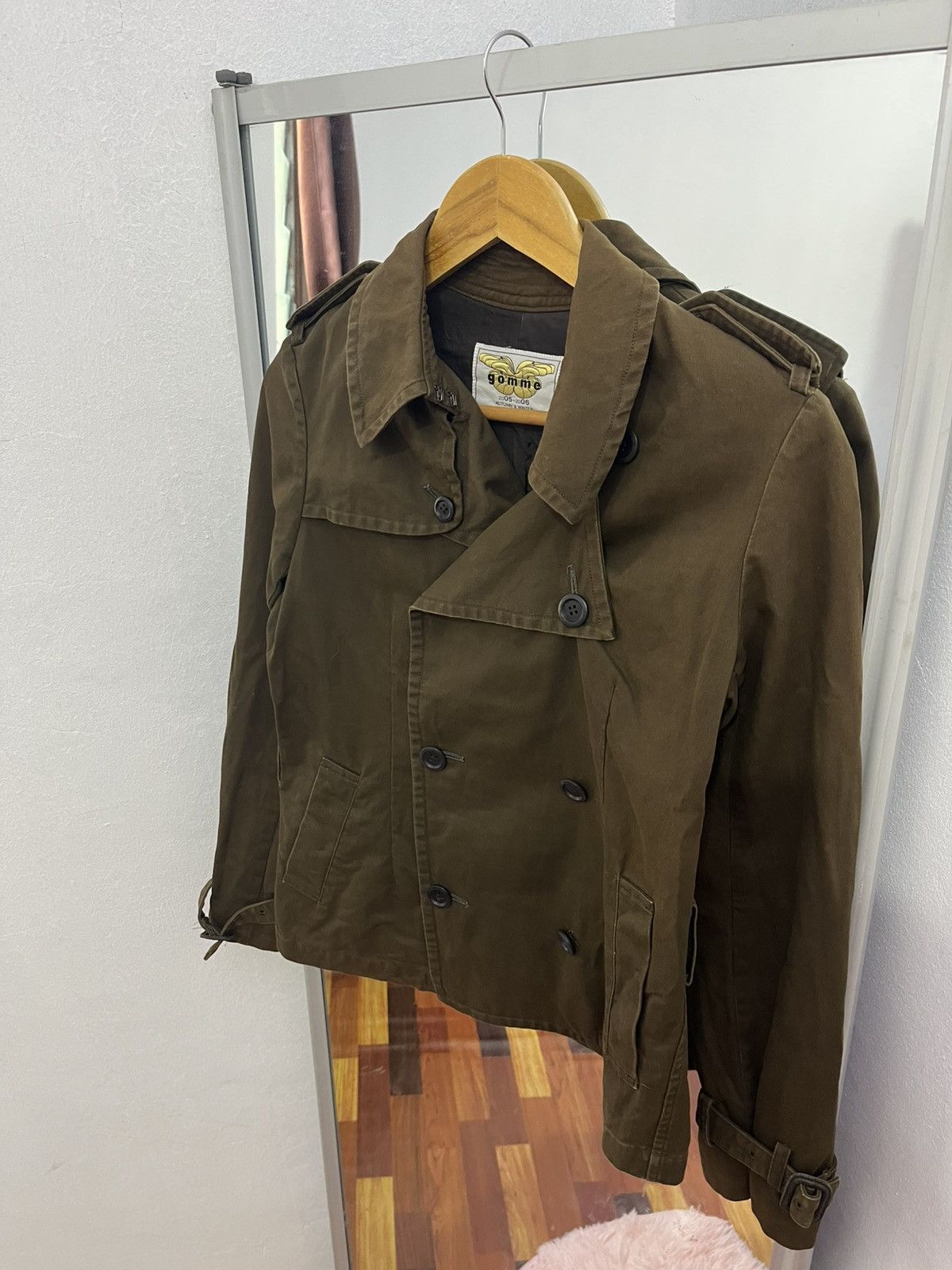 gomme Gomme Japan 05AW Cropped Trench Yohji Style Size S / US 4 / IT 40 - 2 Thumbnail