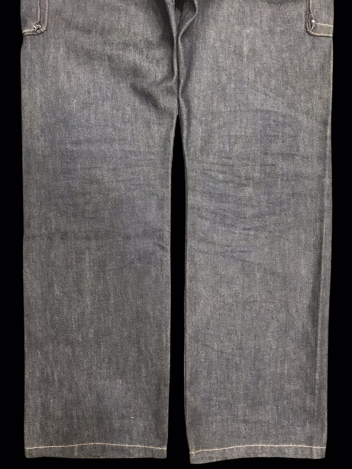 Japanese Brand 💥BIKER DENIM💥Raw SPELLBOUND Japan Sturdy Cargo Denim F208 Size US 35 - 12 Thumbnail