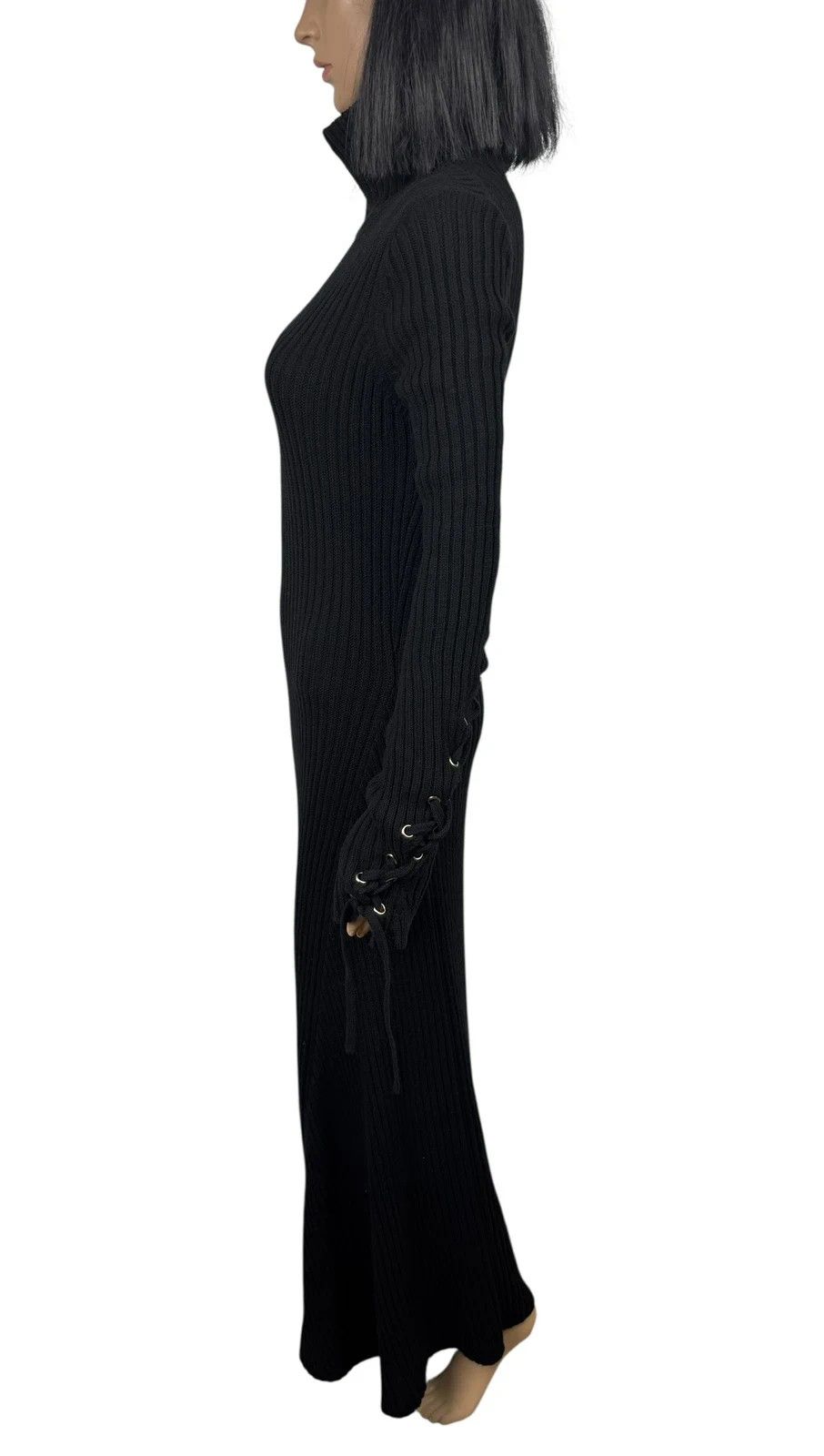 Maje Maje Maxi Dress Knit Turtleneck Wool Blend size 3 Size M / US 6-8 / IT 42-44 - 5 Thumbnail
