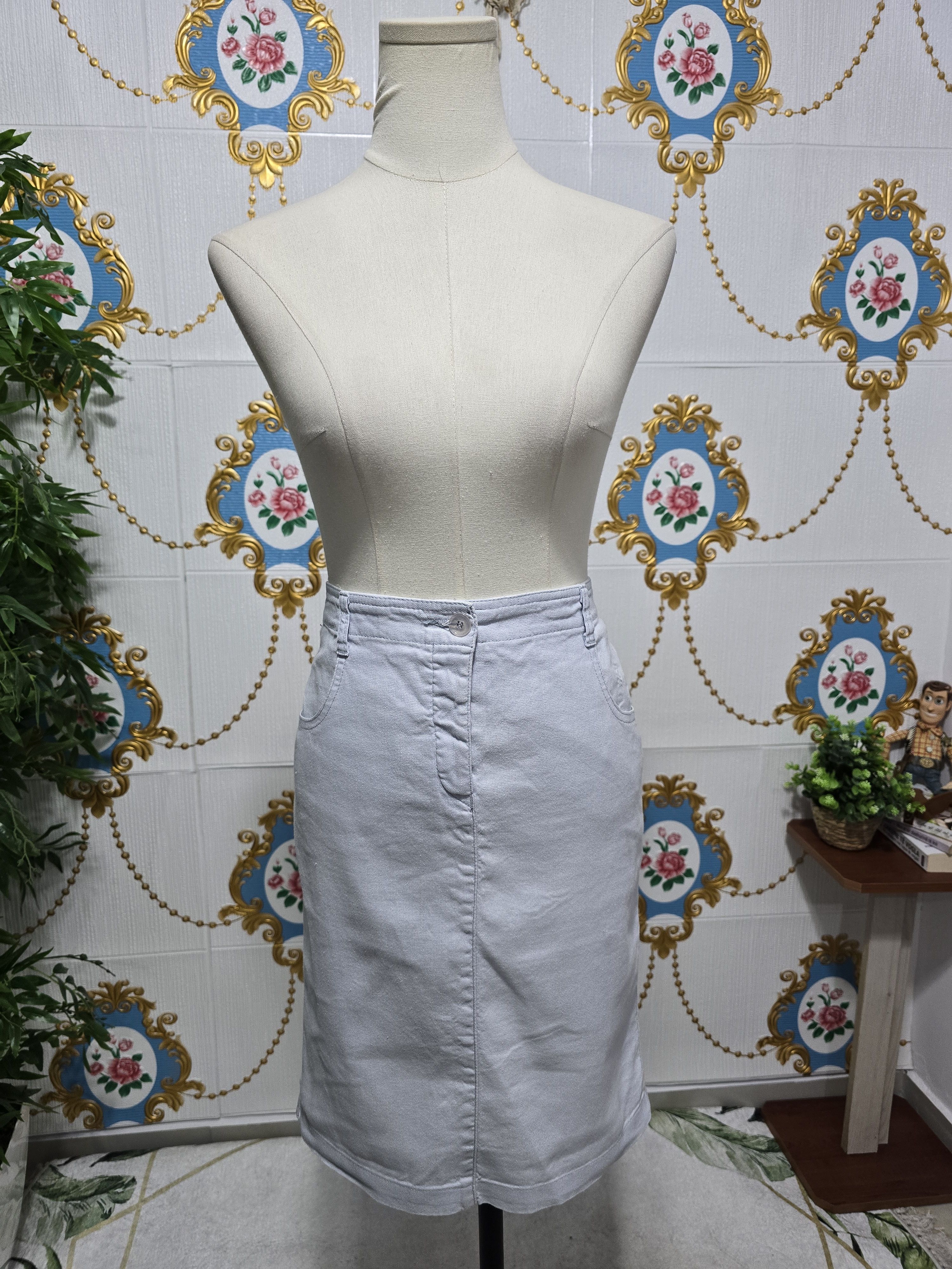 Giorgio Armani × Vintage ARMANI JEANS Vintage Size Medium LINEN EXCELLENT Size 30" / US 8 / IT 44 - 1 Thumbnail
