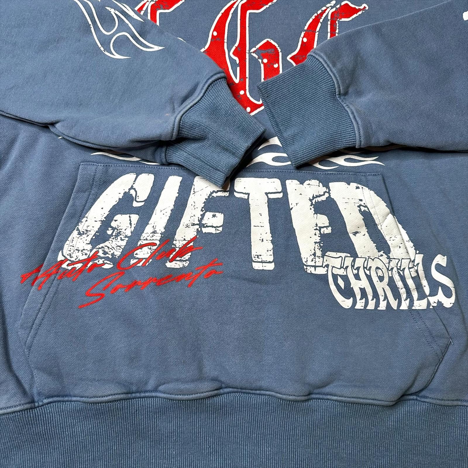Other NWT GFTD LA Gifted Thrills GGG Graphic Hoodie Blue Mens S Size US S / EU 44-46 / 1 - 4 Thumbnail