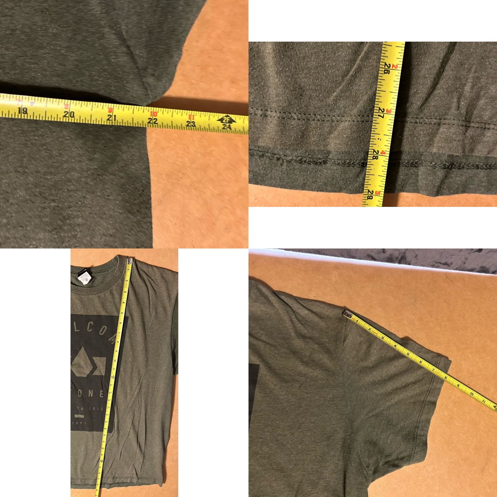 Volcom Volcom Stone Shirt Men XL Green Short Sleeve True To This 1997 Skateboarding Tee Shirt Size US XL / EU 56 / 4 - 9 Thumbnail