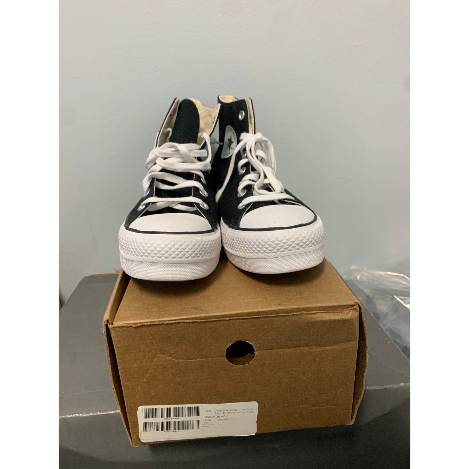 Converse Converse Chuck Taylor Platform Black White Women's 10.5 NEW Size US 10.5 / IT 40.5 - 2 Thumbnail