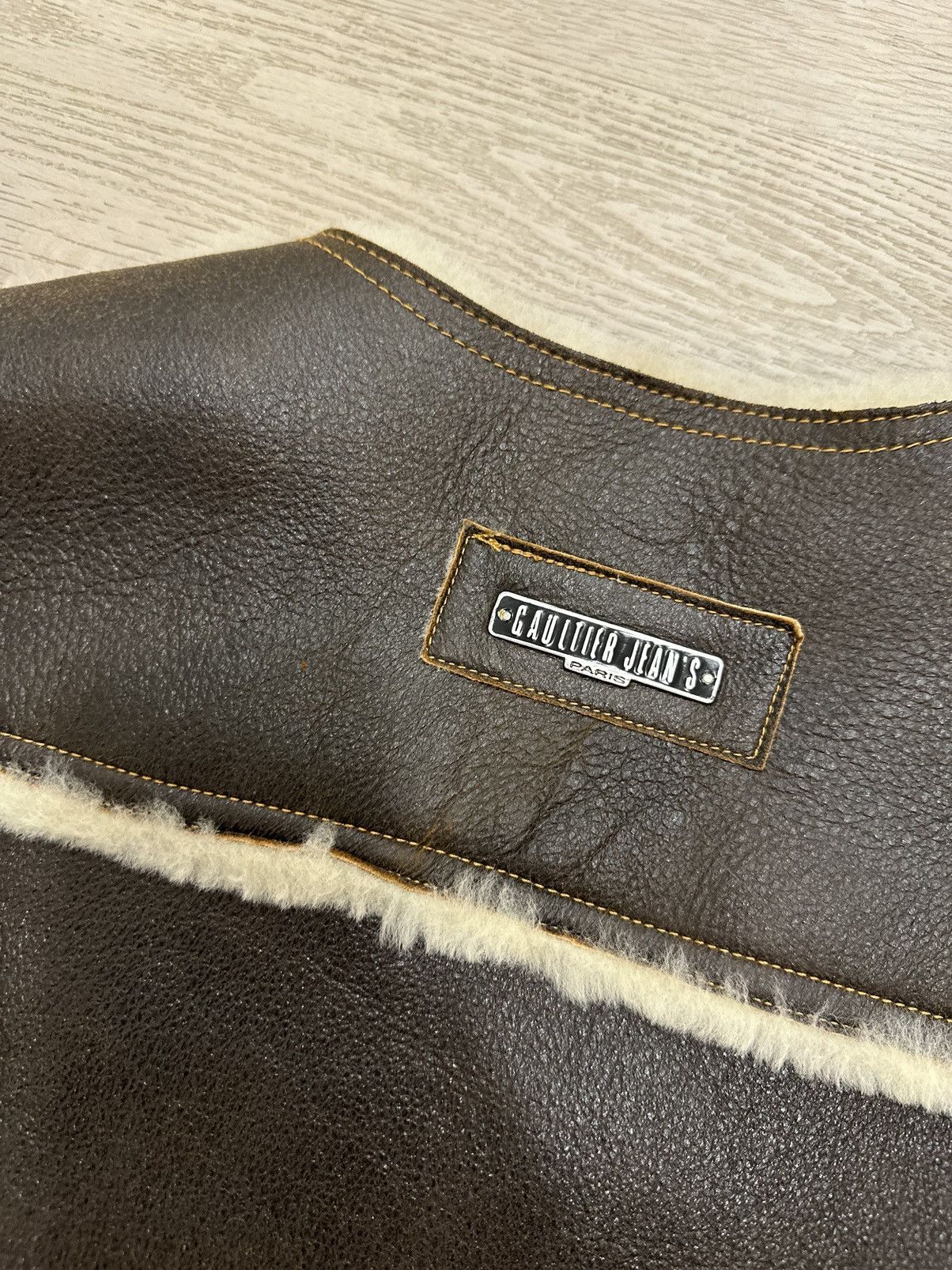 Jean Paul Gaultier Vintage leather shearling vest Size S / US 4 / IT 40 - 8 Thumbnail