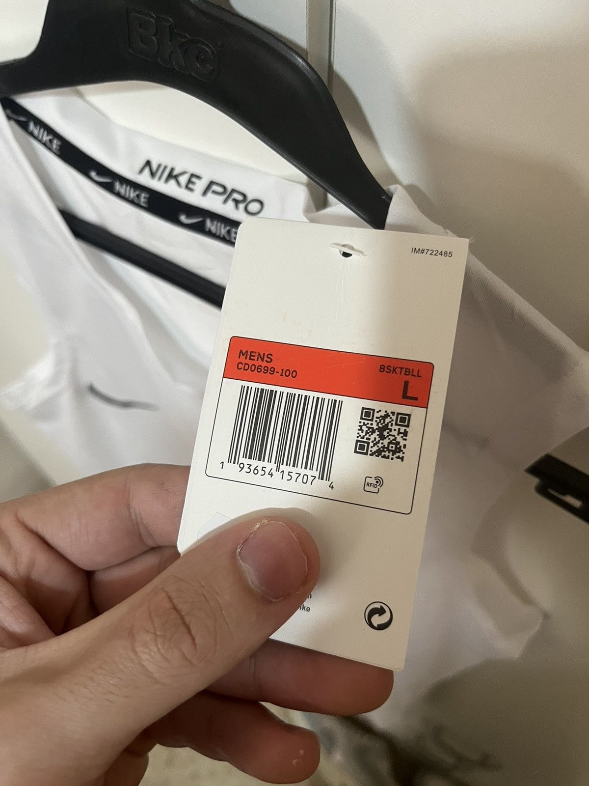 NBA × Nike NBA Compression Tee Size US L / EU 52-54 / 3 - 2 Thumbnail