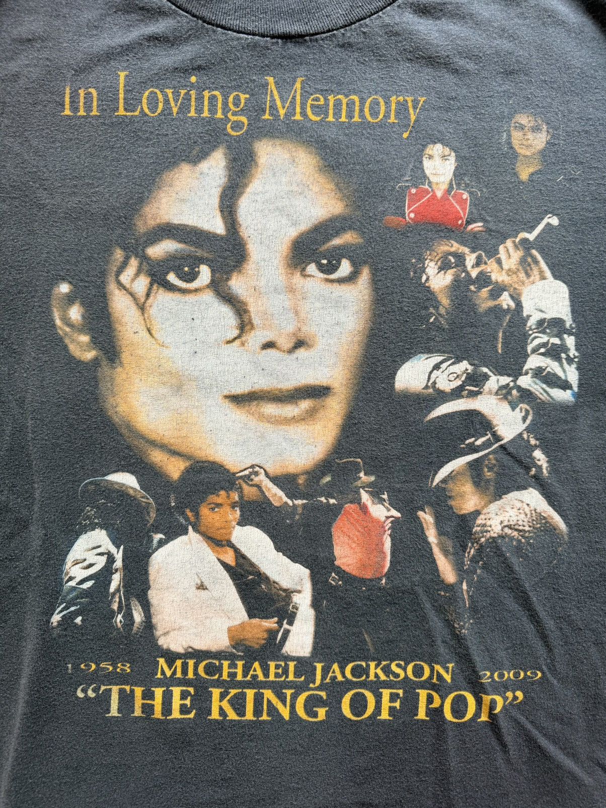 Vintage Vintage Michael Jackson SS T-Shirt Size US S / EU 44-46 / 1 - 3 Thumbnail