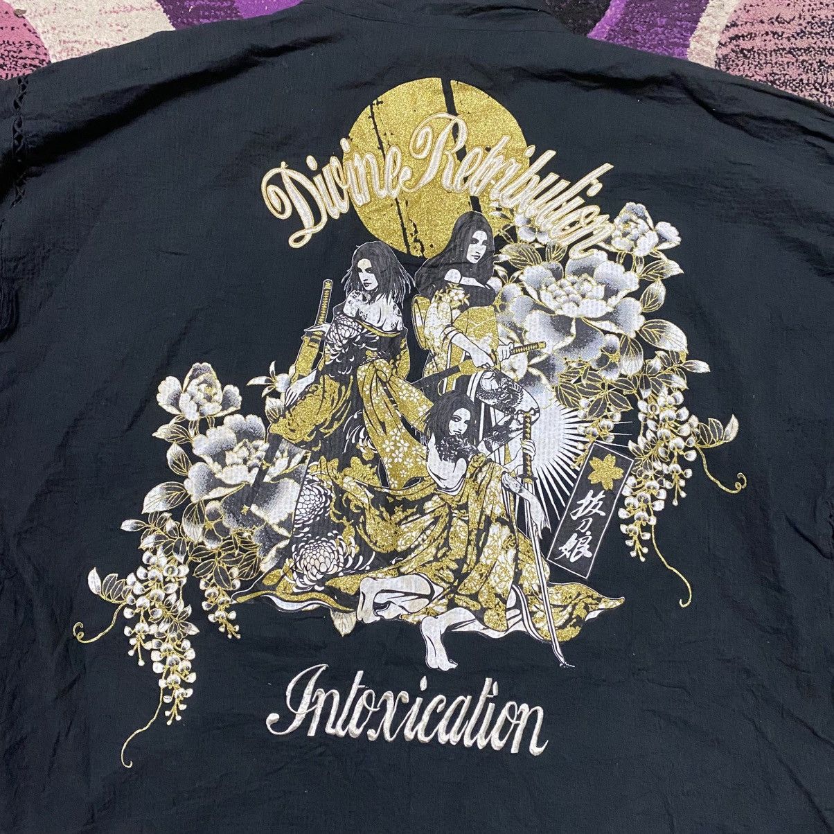 Japanese Brand × Komono × Vintage Vintage Kimono Japanese Divine Retribution Intoxication Size US XXL / EU 58 / 5 - 8 Thumbnail