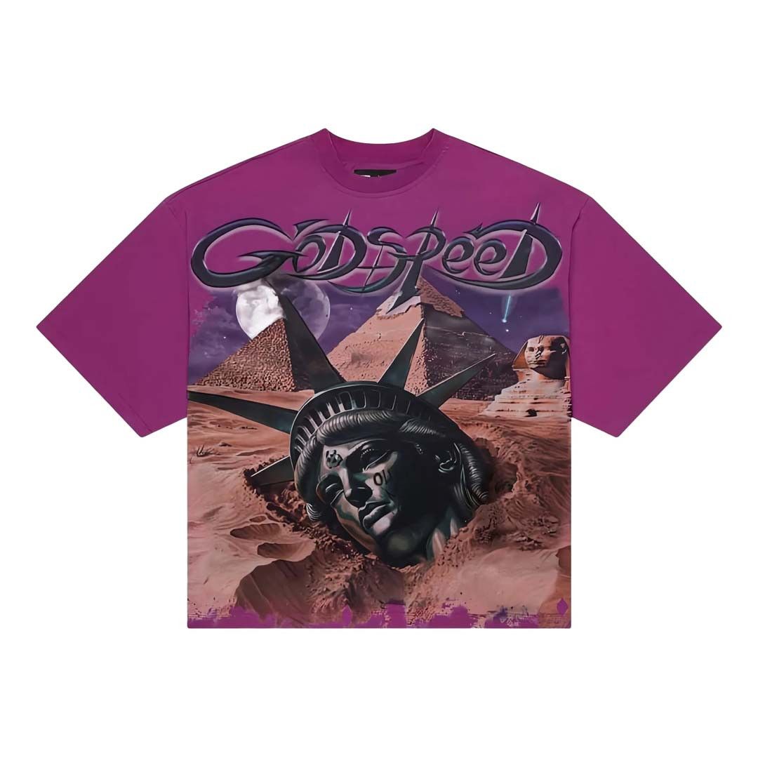 Godspeed Mother Cairo Tee Plum Size US S / EU 44-46 / 1 - 1 Thumbnail