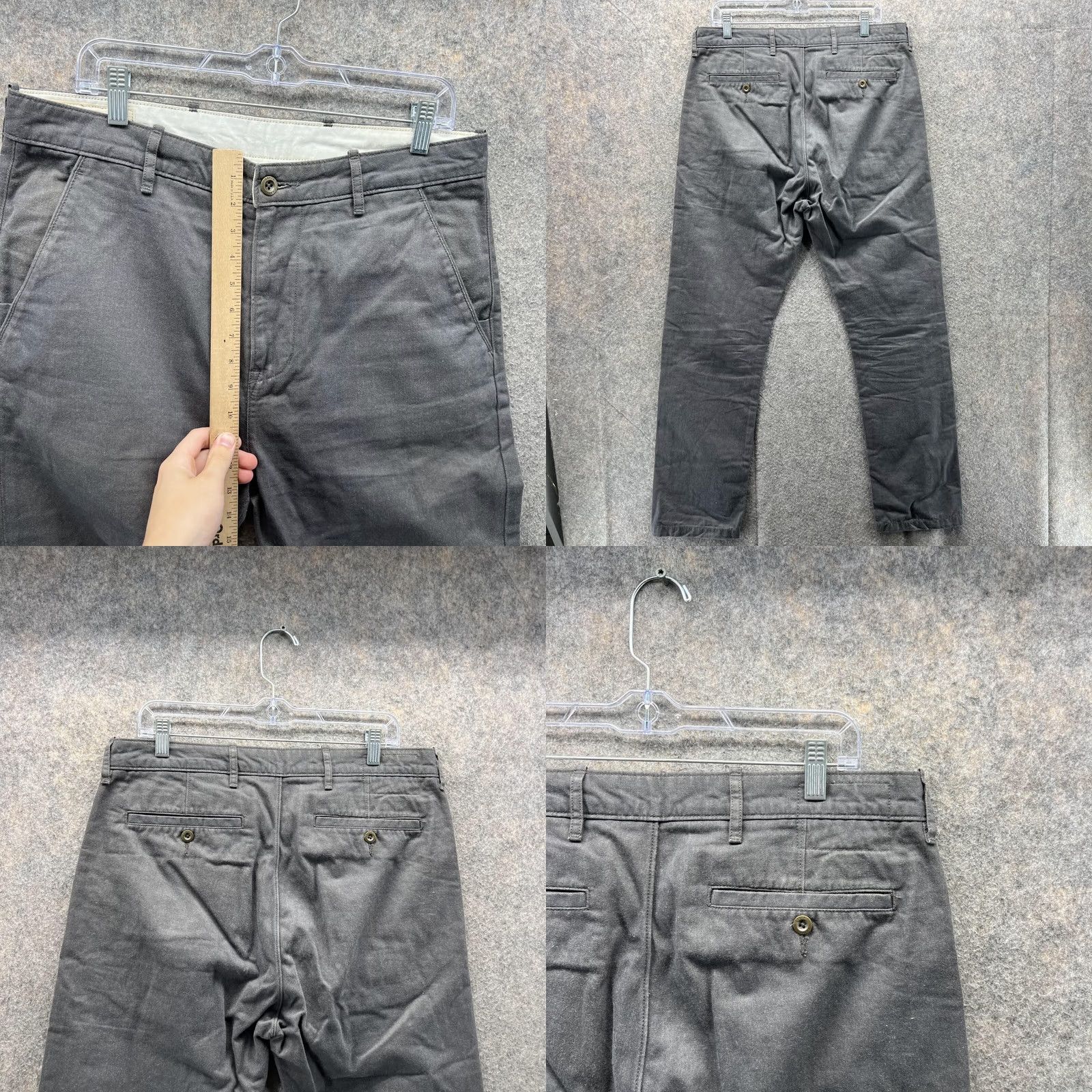 Levi's Levi's Pants Jeans Men 34x30 Gray Chino Flat Front Cotton Trousers Casual Formal Workwear Straight Leg Pants Size US 34 / EU 50 - 8 Thumbnail