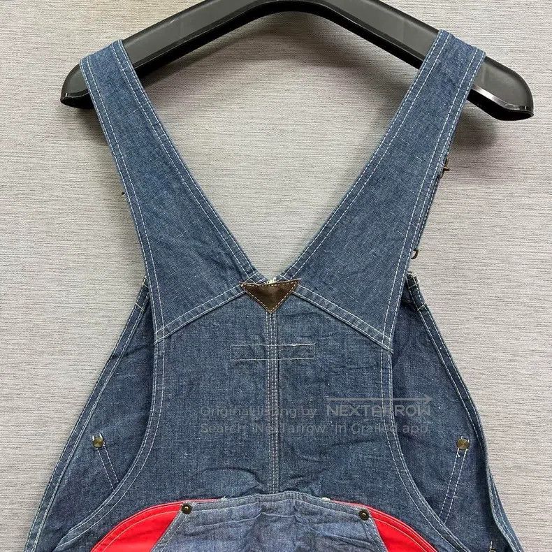 Junya Watanabe Junya Watanabe Contrast denim dungaree skirt Size M / US 6-8 / IT 42-44 - 4 Thumbnail