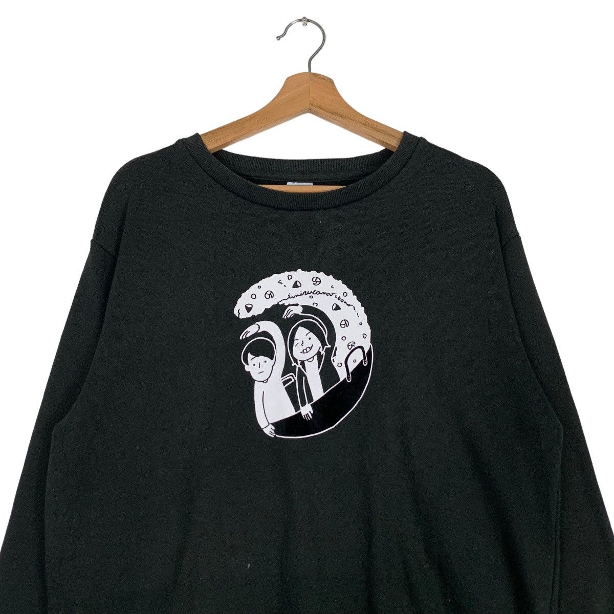 Japanese Brand MIZUTAMARI Bond Graphic Sweatshirt #0670-C31 Size US M / EU 48-50 / 2 - 2 Thumbnail