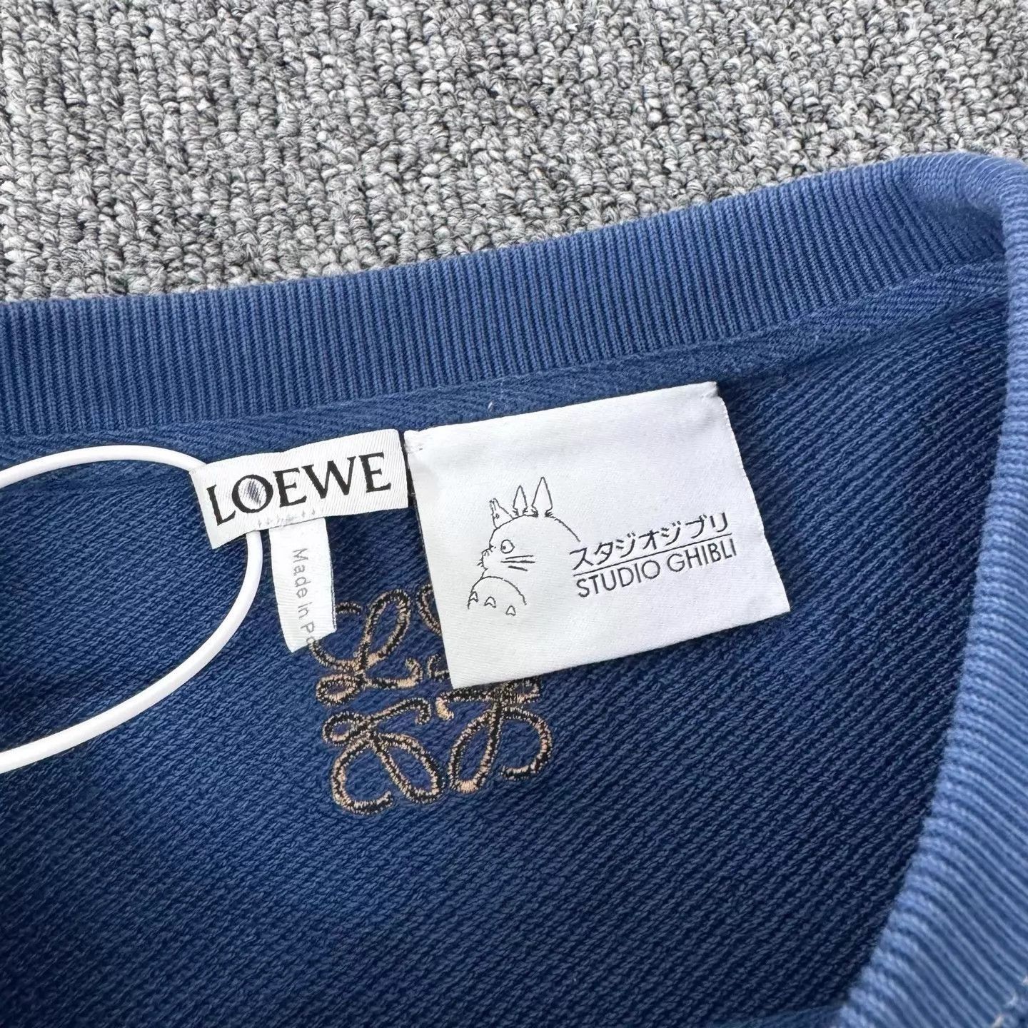 Loewe Blue Long Sleeve Graphic Sweatshirt Size L Size US L / EU 52-54 / 3 - 6 Thumbnail