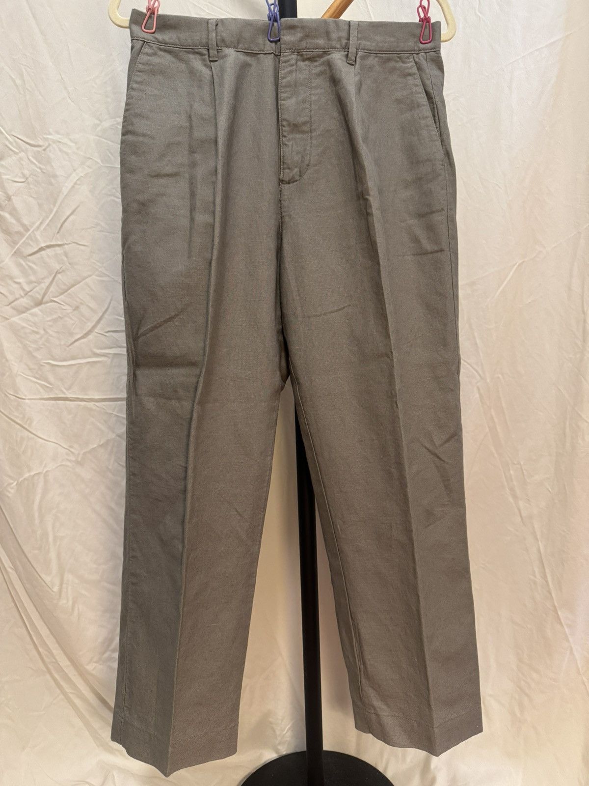 Gap Gap Linen-Cotton Pleated Trousers Size US 30 / EU 46 - 1 Thumbnail