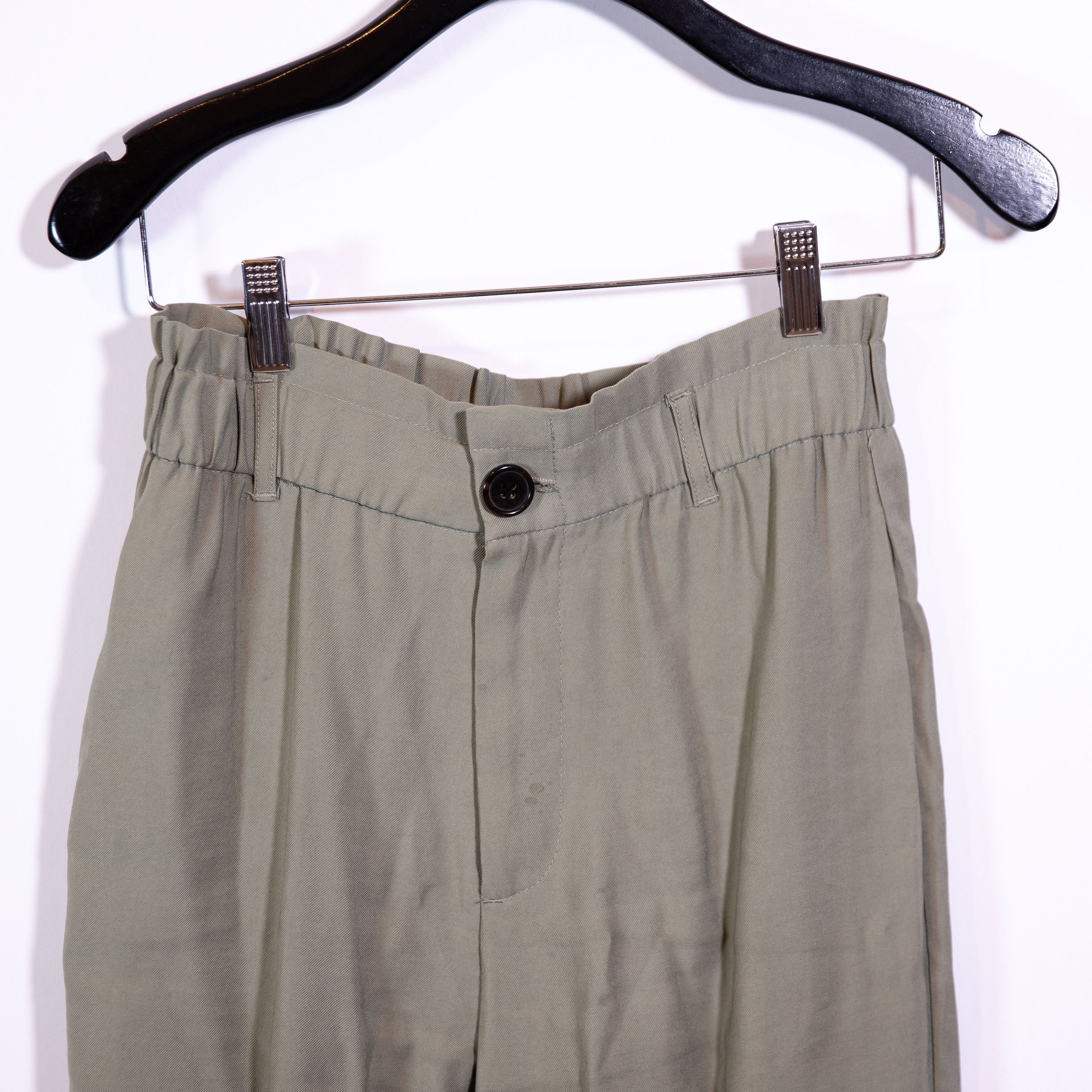 Zara Zara Women's Mid Rise Paper Bag Waist Ankle Size 27" / US 4 / IT 40 - 2 Thumbnail