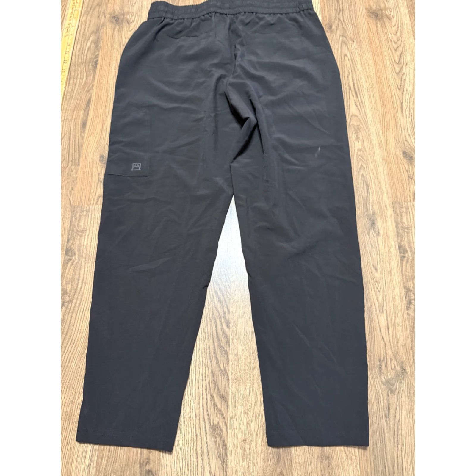 Avalanche Avalanche Pants Women’s Medium Black Elastic Waist Tie Waist Jogger Active Wear Size 32" / US 10 / IT 46 - 2 Thumbnail