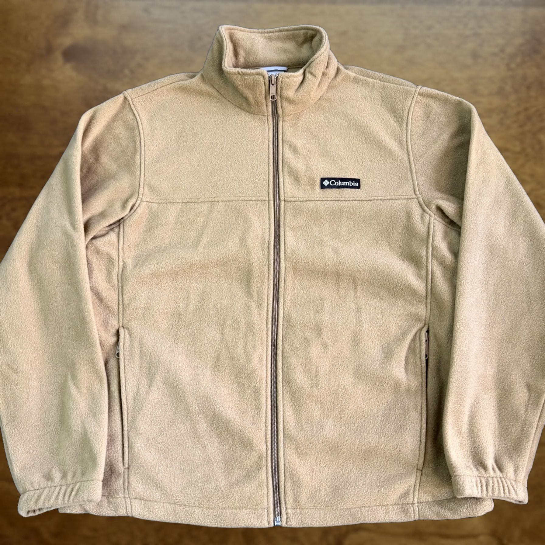 Vintage Columbia Jacket Mens Large Brown Fleece Full Zip Stand Collar Outdoor Hiking Size US L / EU 52-54 / 3 - 1 Thumbnail