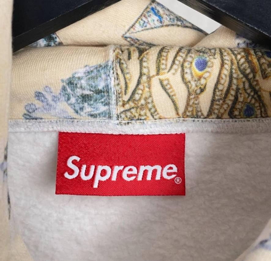 Supreme Supreme Jewels Hoodie Cream Size US L / EU 52-54 / 3 - 3 Thumbnail