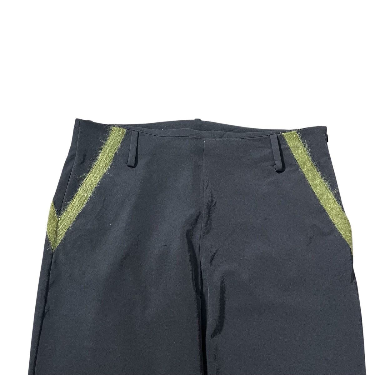 Japanese Brand SueUndercover - Sample Nylon Pant With Green Stripe Size US 29 - 2 Thumbnail