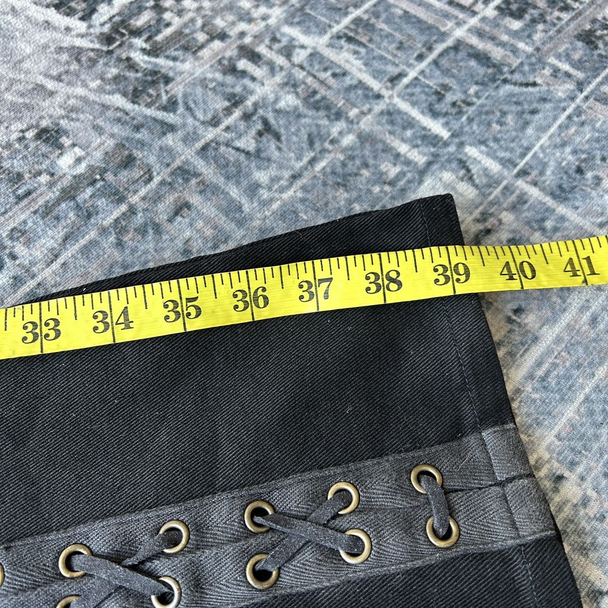 If Six Was Nine Flared Bondage Tactical Punk Sky Bomber Pants Size US 27 - 19 Thumbnail