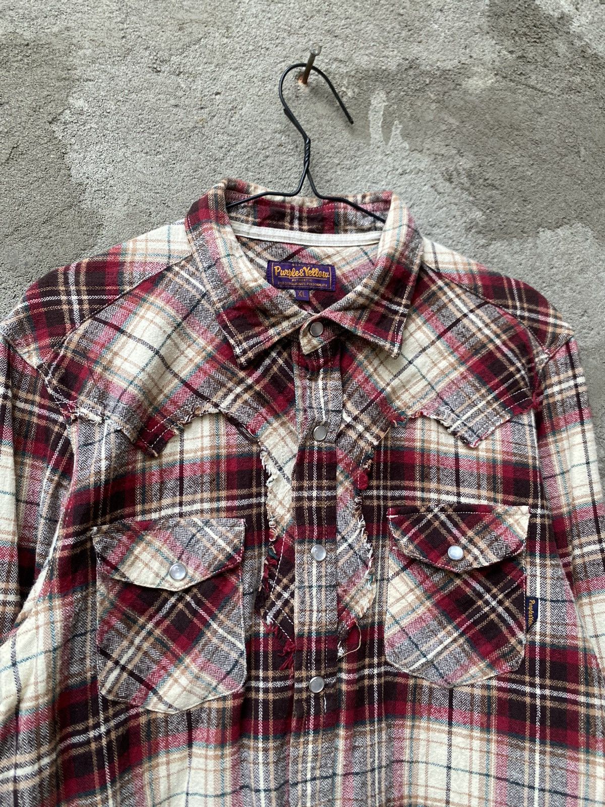 Beauty Beast Distresed Purple & yellow Junyawatanabe style Size US L / EU 52-54 / 3 - 3 Thumbnail