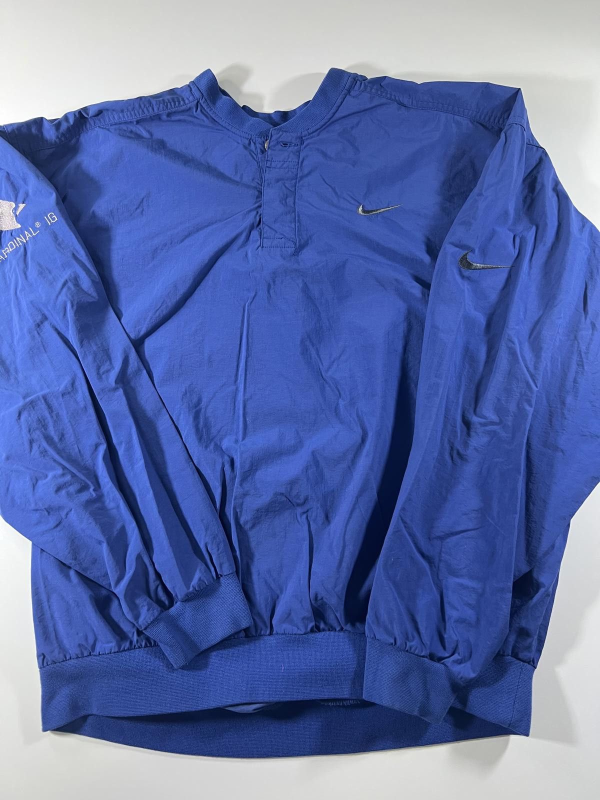 Nike Nike Blue Pullover Windbreaker Jacket size L Size US L / EU 52-54 / 3 - 1 Thumbnail
