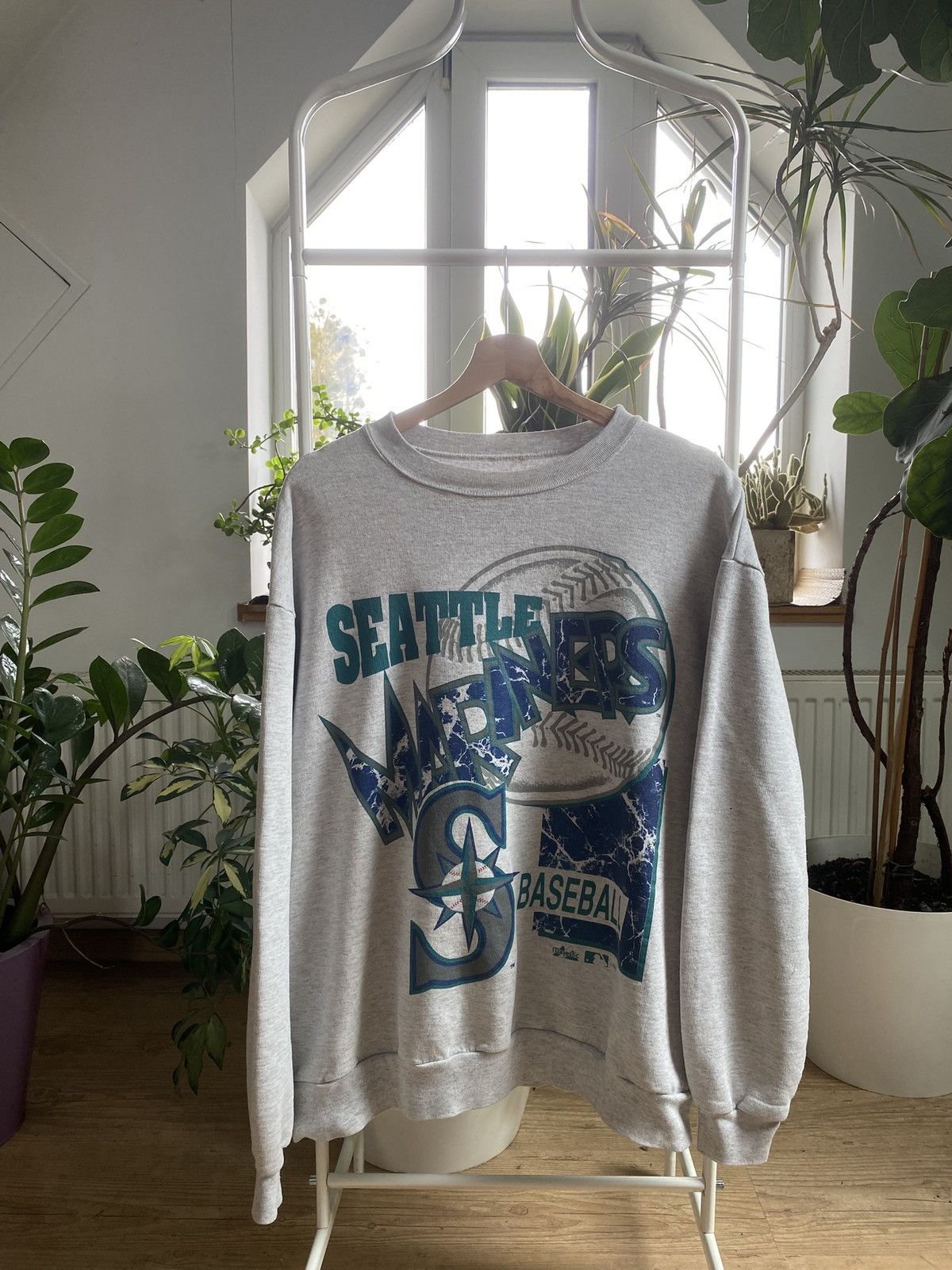 MLB × Majestic × Vintage VINTAGE MAJESTIC MLB SEATTLE MARINERS CREWNECK 1993 Size US M / EU 48-50 / 2 - 1 Thumbnail