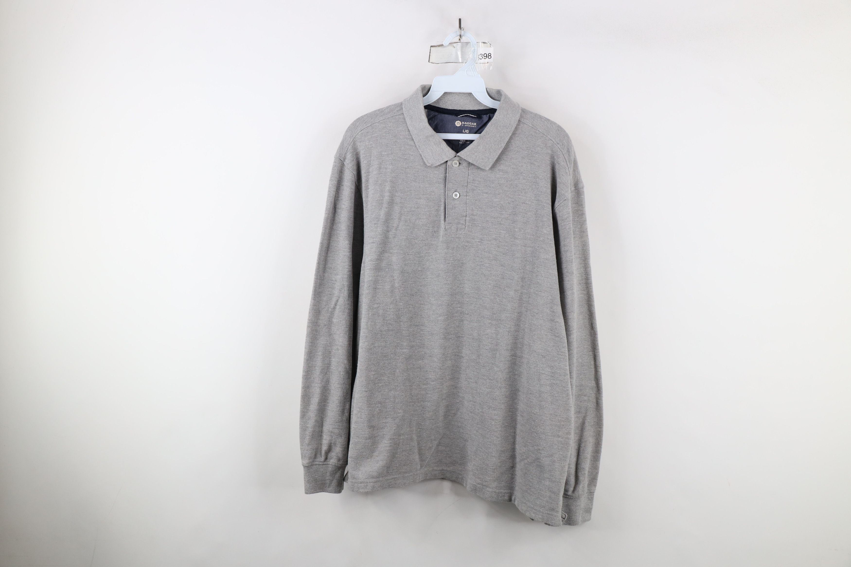 Vintage Vintage Y2K Streetwear Long Sleeve Rugby Polo Shirt Gray Size US L / EU 52-54 / 3 - 1 Thumbnail