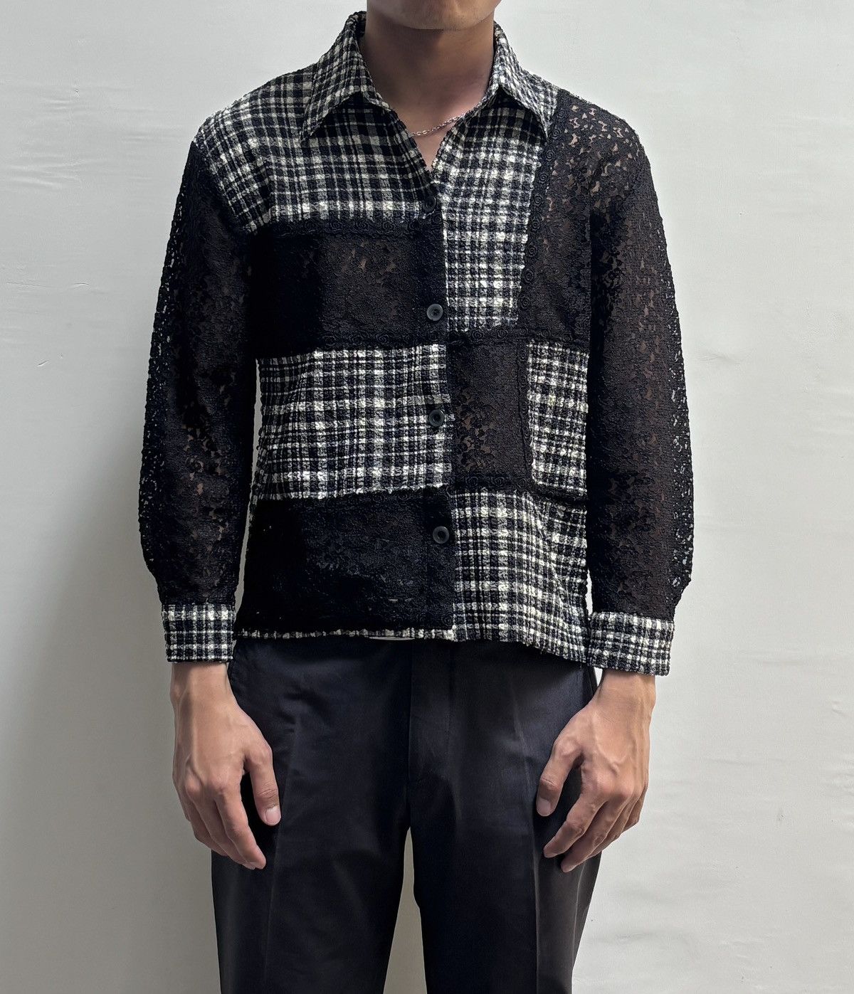 Issey Miyake Plantation Patchwork Brocade Shirt Size US XS / EU 42 / 0 - 8 Thumbnail