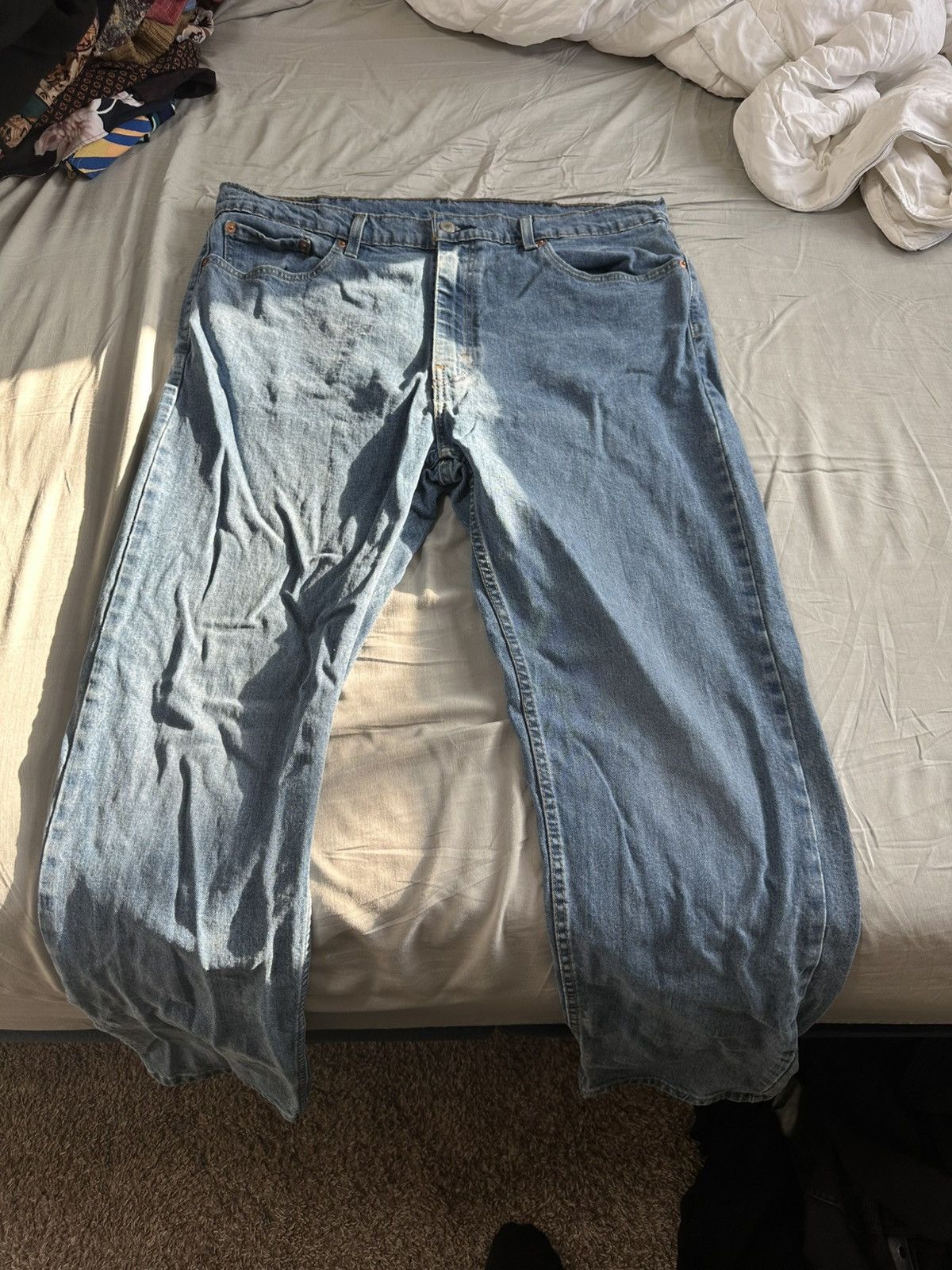 Levi's Blue Denim Levi’s 505 Jeans Size US 38 / EU 54 - 1 Thumbnail
