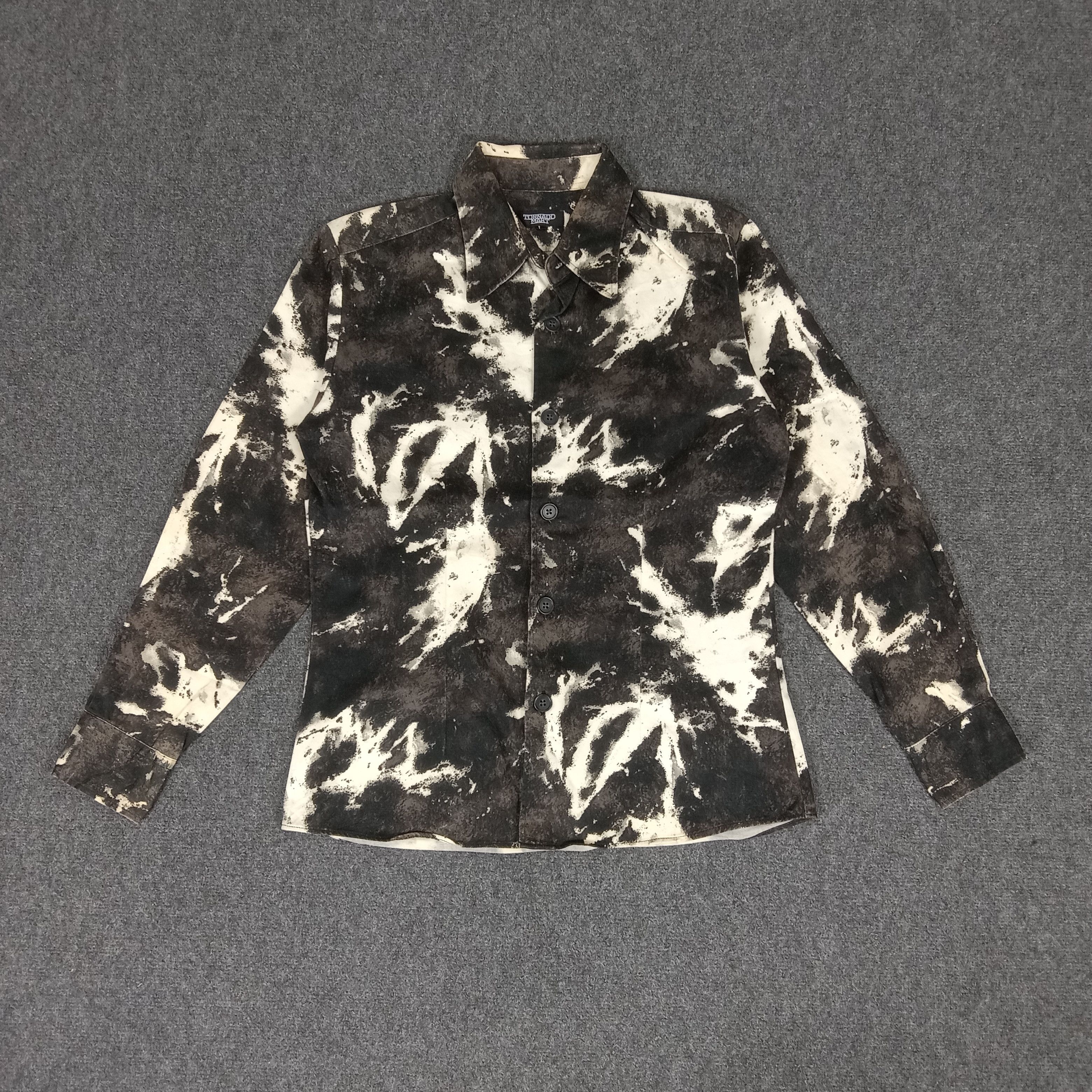 Japanese Brand × Tornado Mart × Vintage Tornado Mart Japanese Brand Tie-dye Shirt Button Up Size US M / EU 48-50 / 2 - 1 Thumbnail