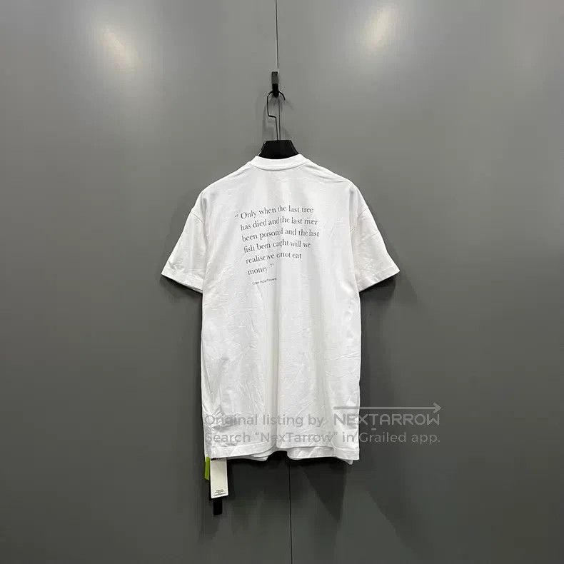 Other VETEMENTS White Small Logo Layered Short Sleeve Size US L / EU 52-54 / 3 - 2 Thumbnail