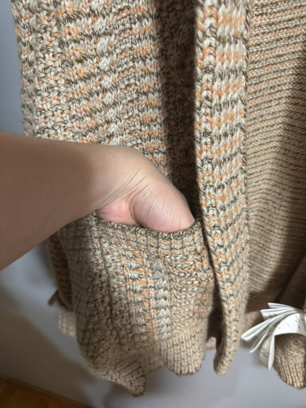Snow Peak Snow Peak Multi Colour Cable Knit Shawl Cardigan Size US L / EU 52-54 / 3 - 8 Thumbnail