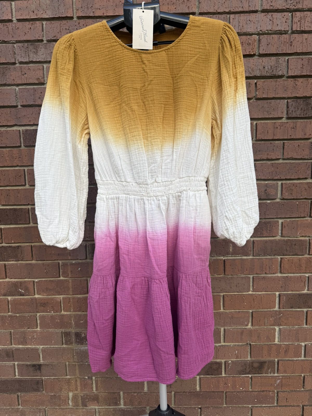 Other Universal Thread Ombre Gauze Long Sleeve Dress Women Medium Size M / US 6-8 / IT 42-44 - 2 Thumbnail