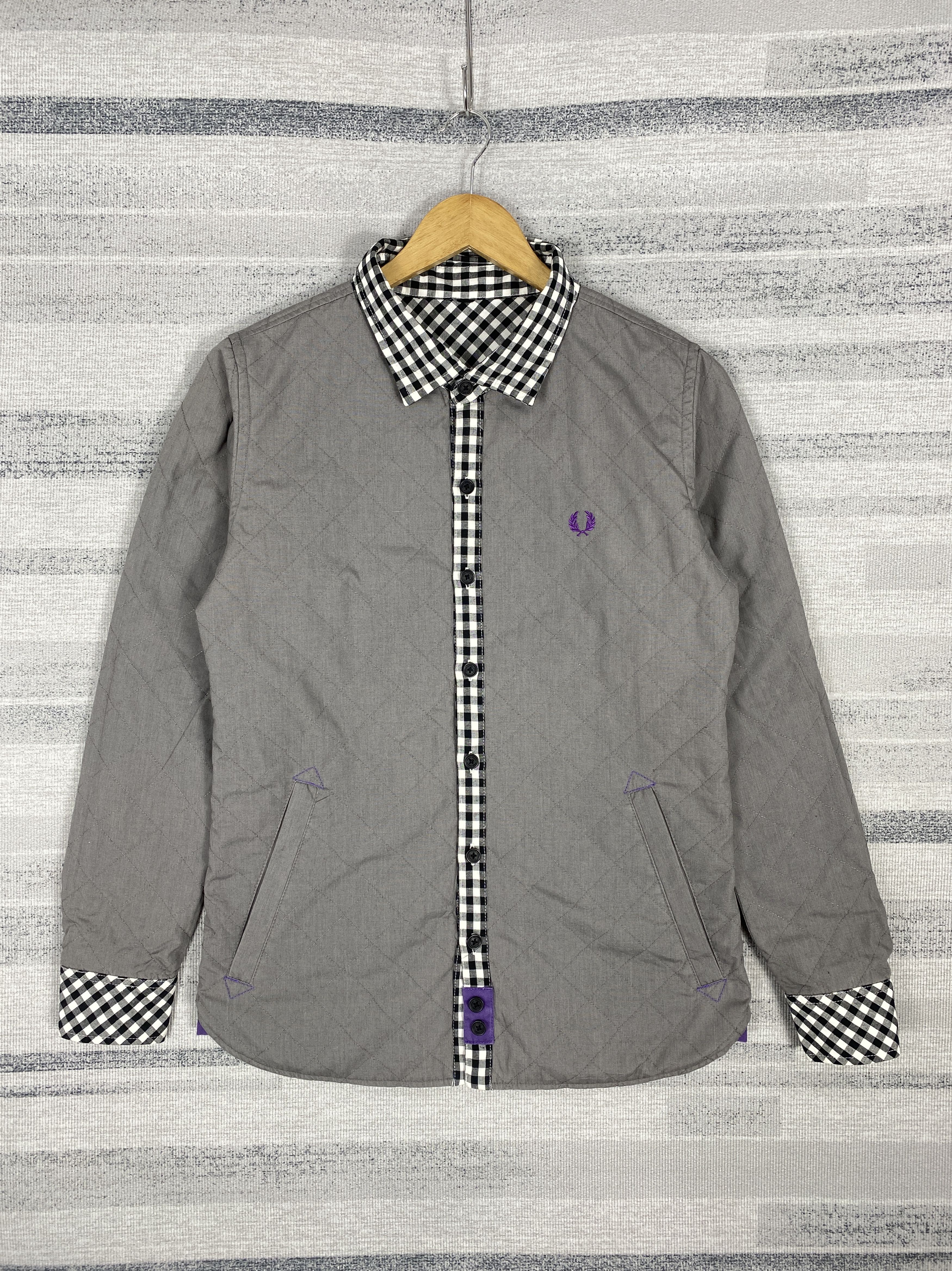 Fred Perry Fred Perry Checkered Reversible Jacket K0164 Size US S / EU 44-46 / 1 - 2 Thumbnail