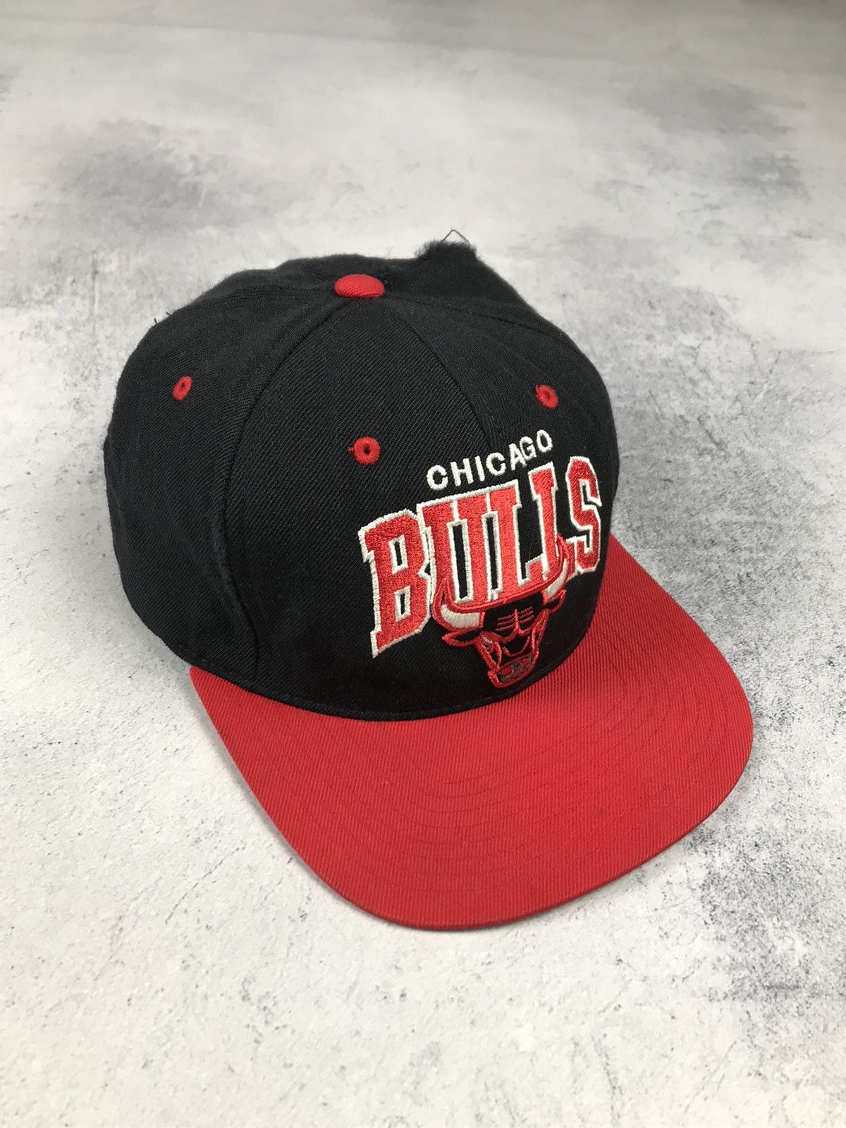 NBA × Vintage Vintage Chicago Bulls Mitchell Ness Jordan Wool Hat Cap Size ONE SIZE - 3 Thumbnail