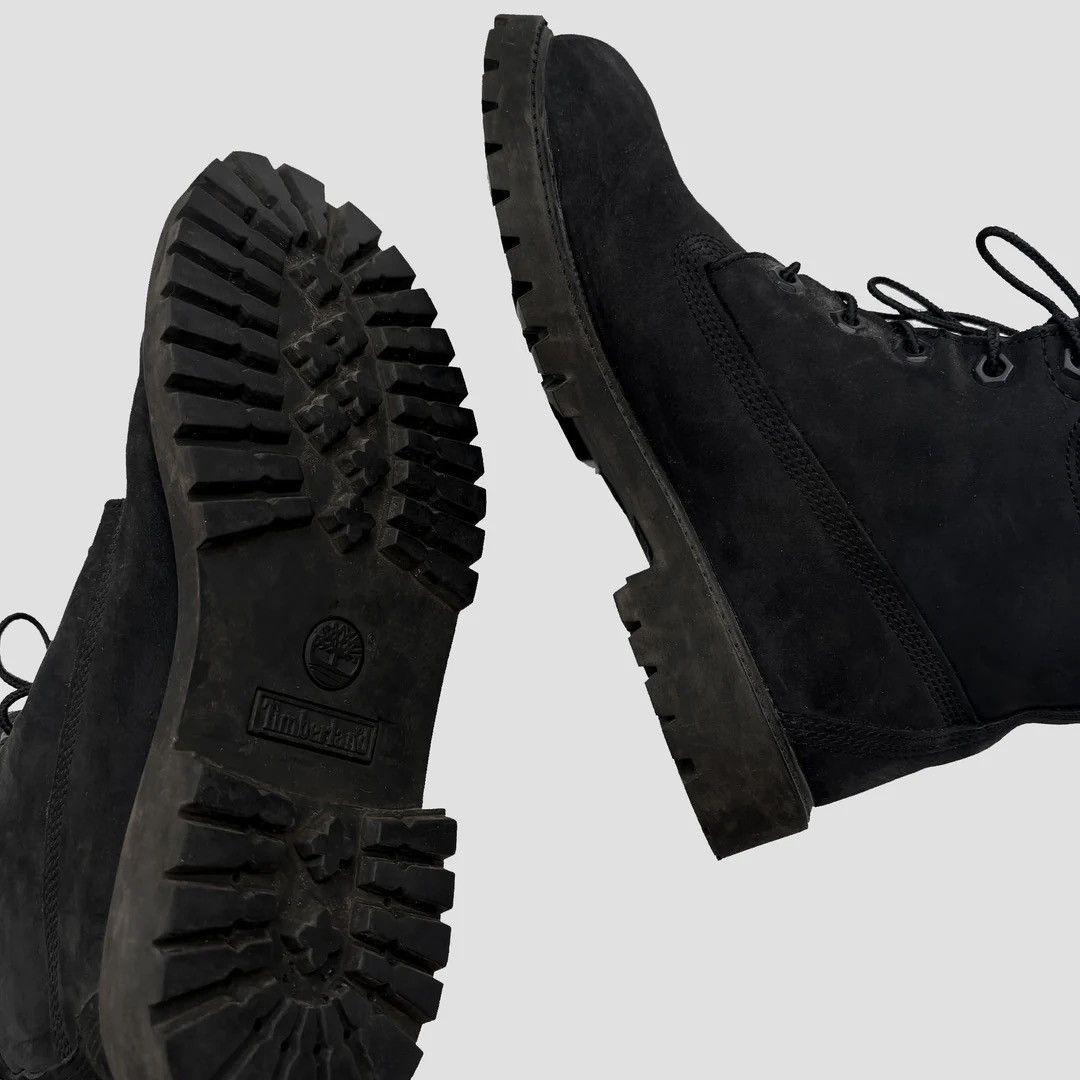 Timberland Timberland 1990 90s Vintage Black Nubuck 6.5 Boots Shoes Size US 6.5 / IT 36.5 - 4 Thumbnail