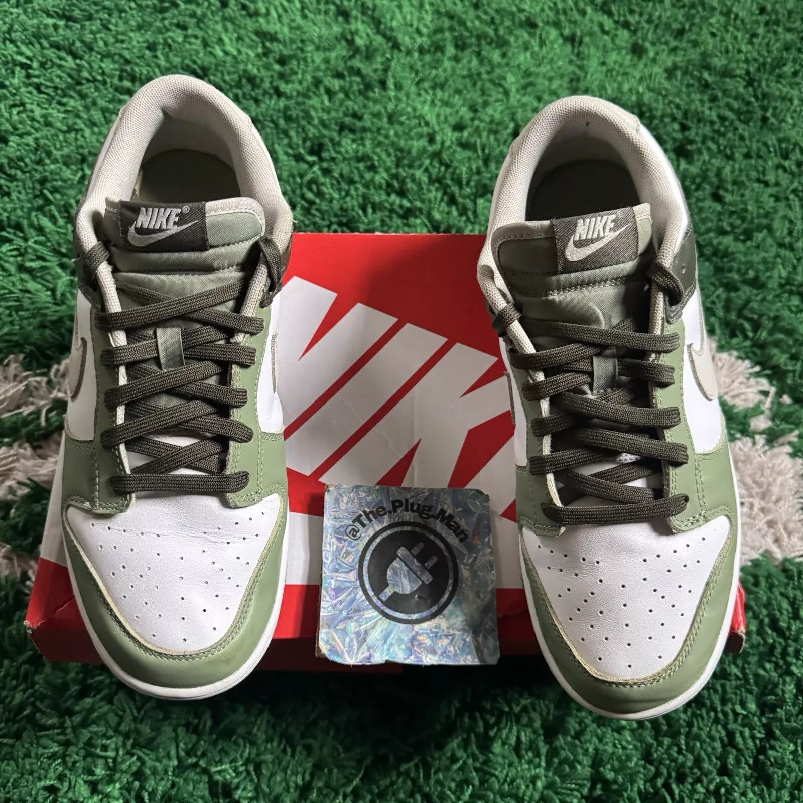 Nike Nike Dunk Low Oil Green Cargo Khaki Size US 10 / EU 43 - 3 Thumbnail