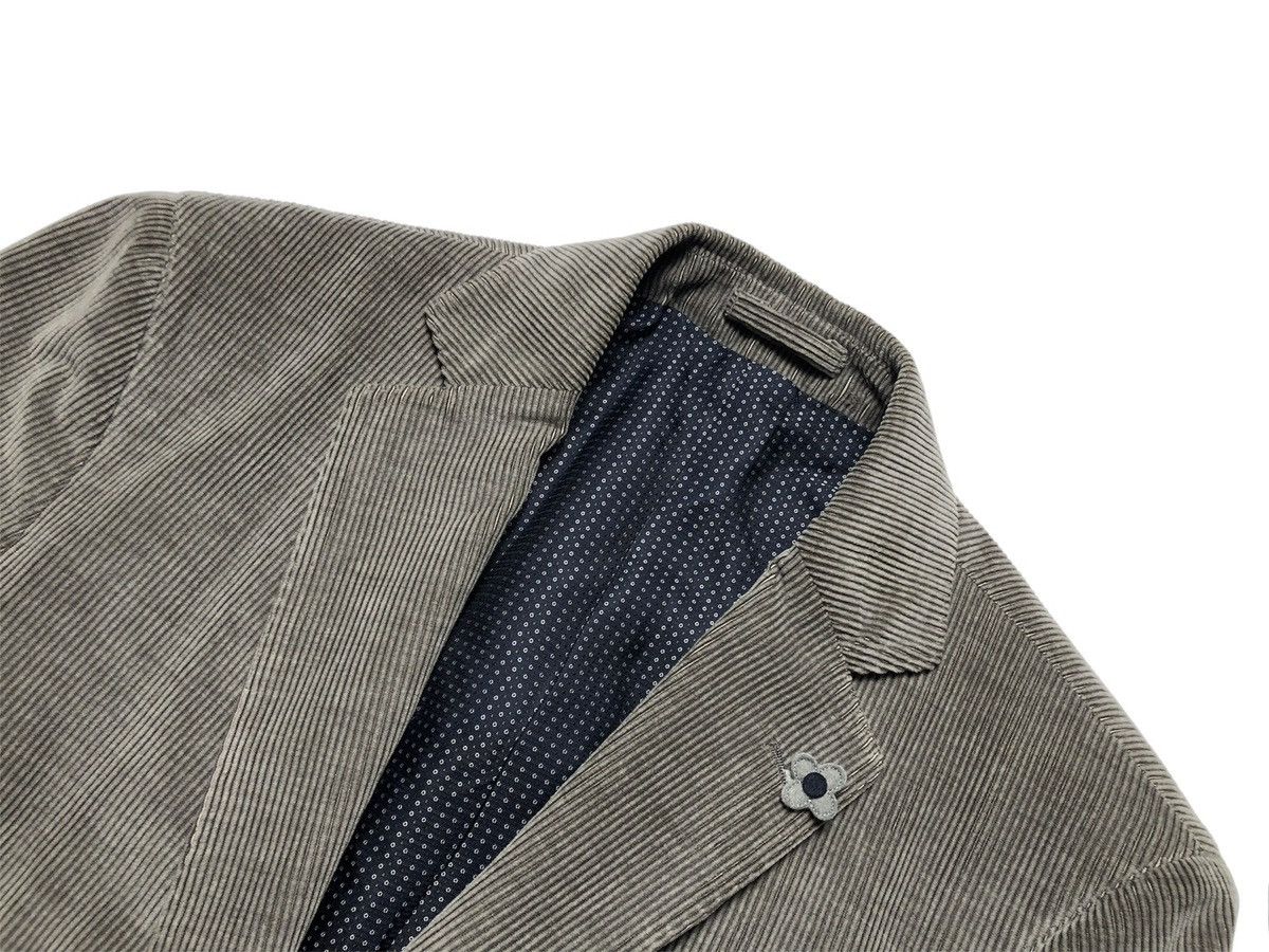 Lardini Lardini corduroy cotton/cashmere blazer jacket Size US L / EU 52-54 / 3 - 6 Thumbnail