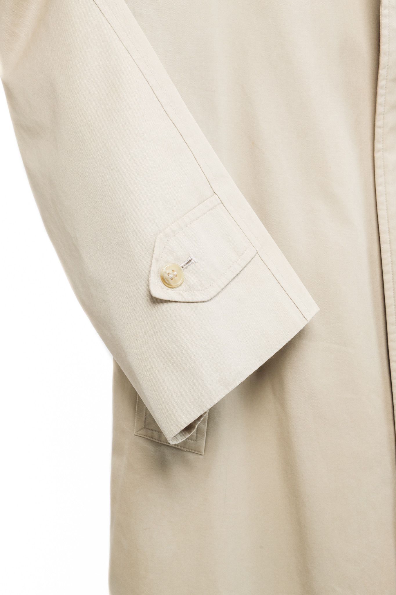 Burberry Burberry Vintage Beige Cotton-Blend Balmacaan Coat Size XL / US 12-14 / IT 48-50 - 6 Thumbnail