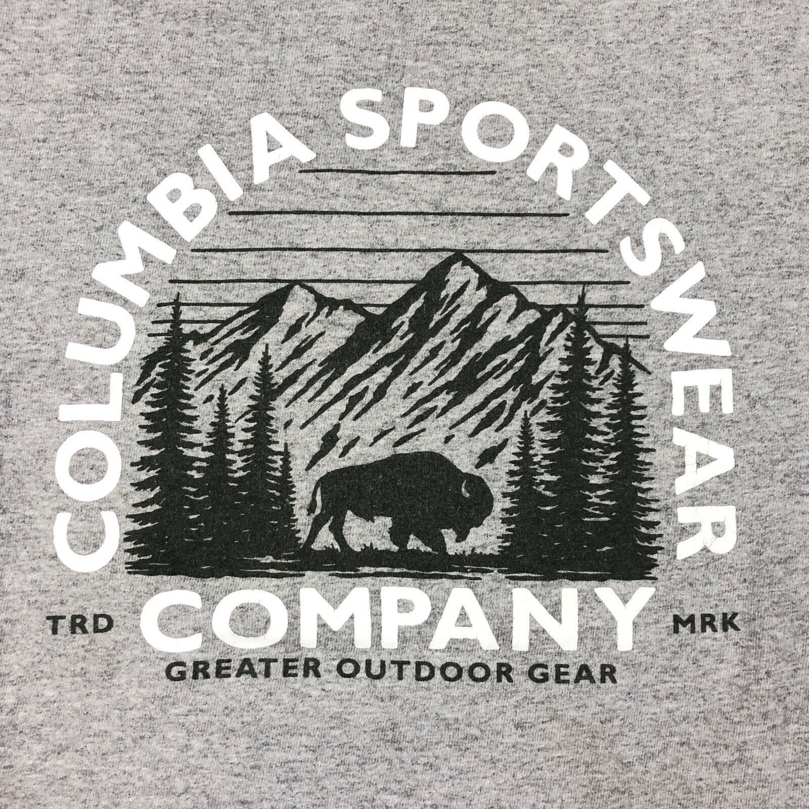 Arc'teryx × Columbia × Patagonia Columbia Sportswear Company Mountain Range Gray Tee T Shirt Size US L / EU 52-54 / 3 - 2 Thumbnail