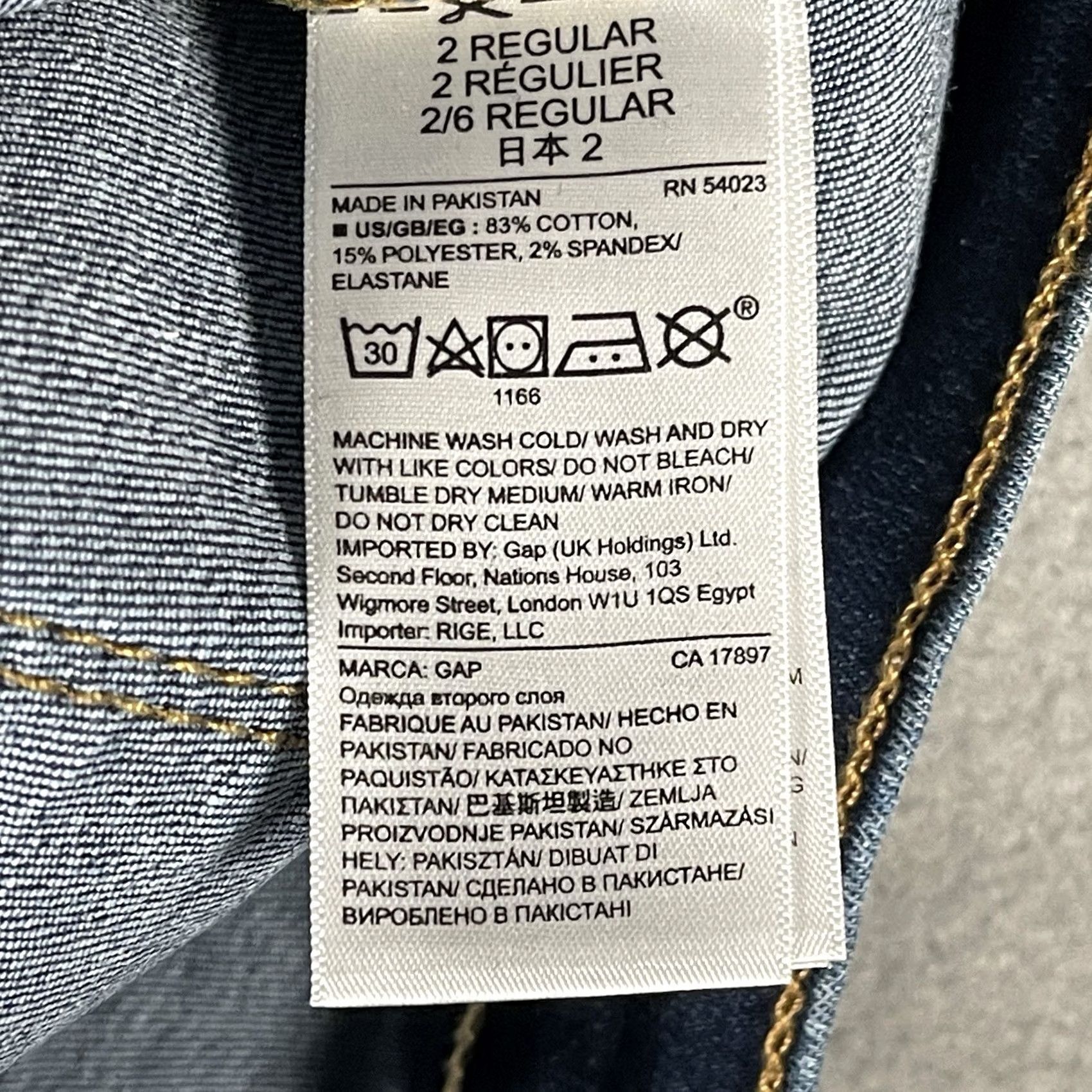 Gap VINTAGE Gap Easy Legging Jeans Womens 26R Blue Mid Rise Slim Straight Denim Jegging Preppy Size 26" / US 2 / IT 38 - 6 Thumbnail