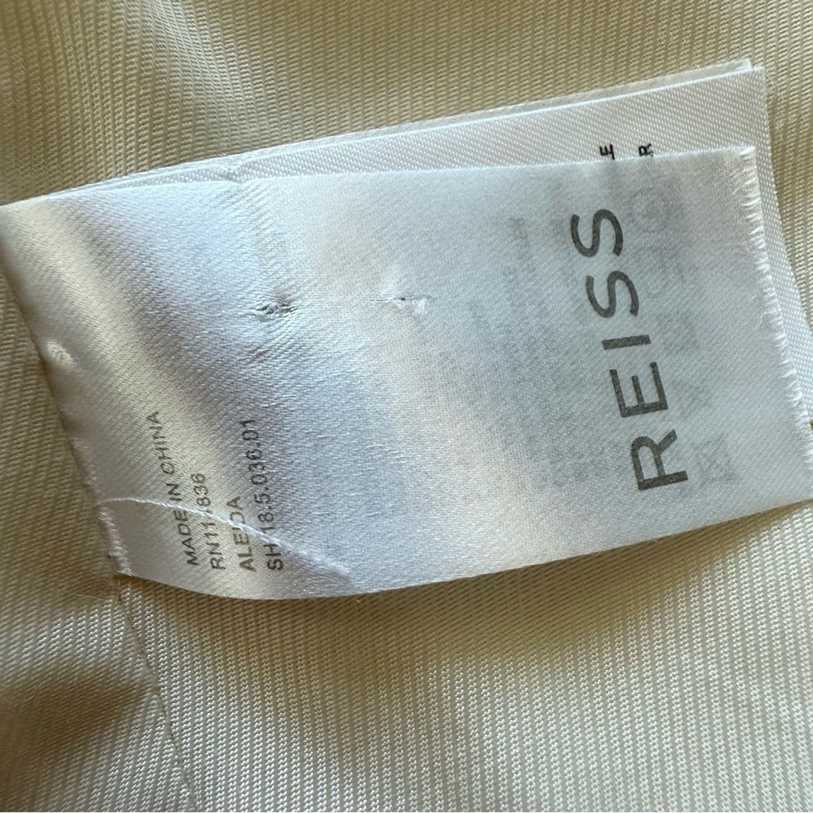 Reiss REISS women white jacket blazer size 2 US Retail 650$ Size XS / US 0-2 / IT 36-38 - 6 Thumbnail