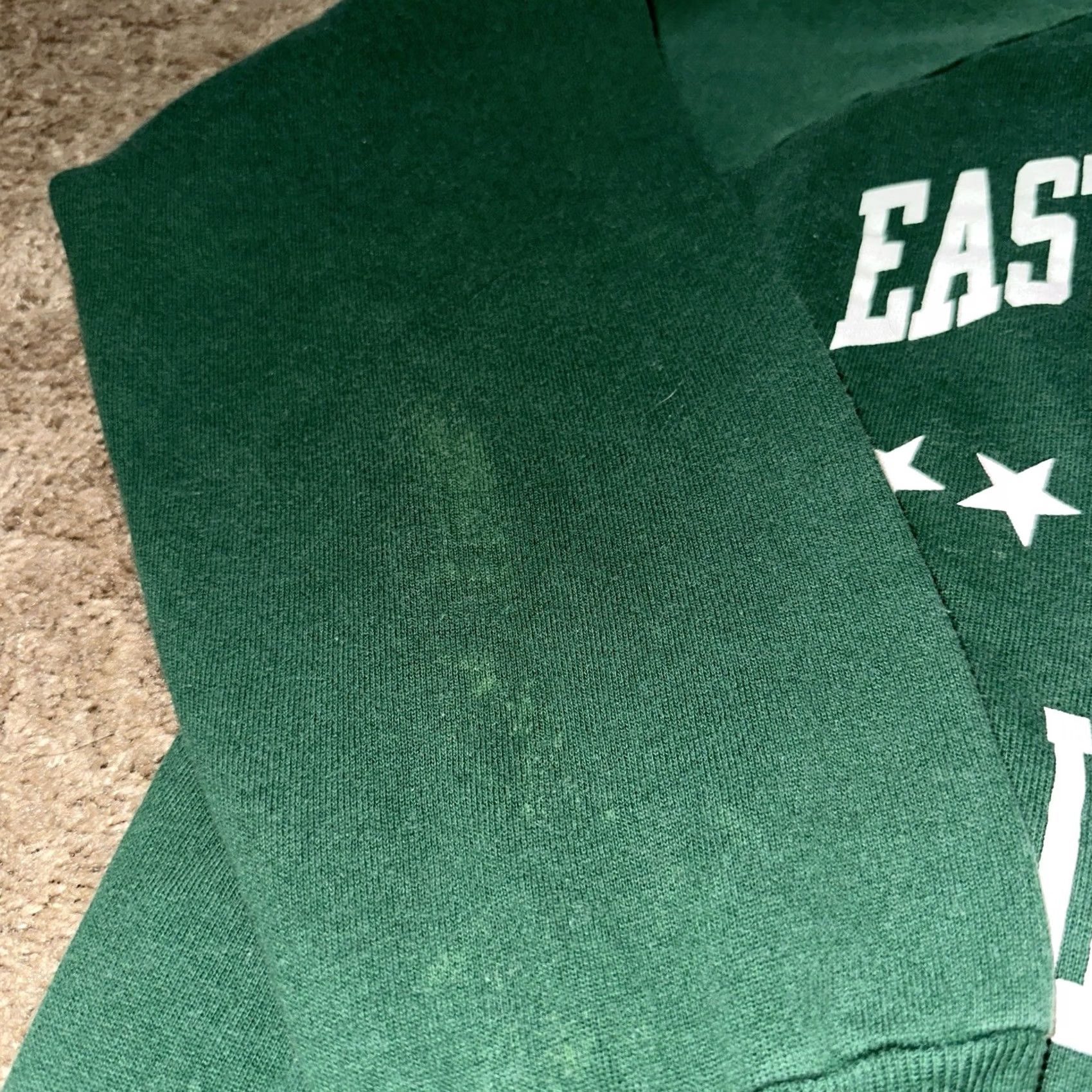 Champion VINTAGE Champion Eastern Michigan University Sweatshirt Mens Large Pullover 90s Green Size US L / EU 52-54 / 3 - 4 Thumbnail