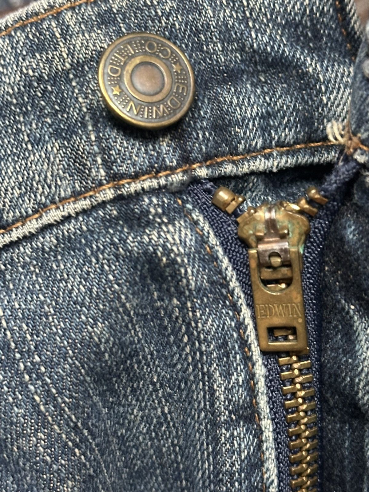 Edwin Vintage EDWIN Distressed Japan Denim With Faded Wash Size US 32 / EU 48 - 12 Thumbnail