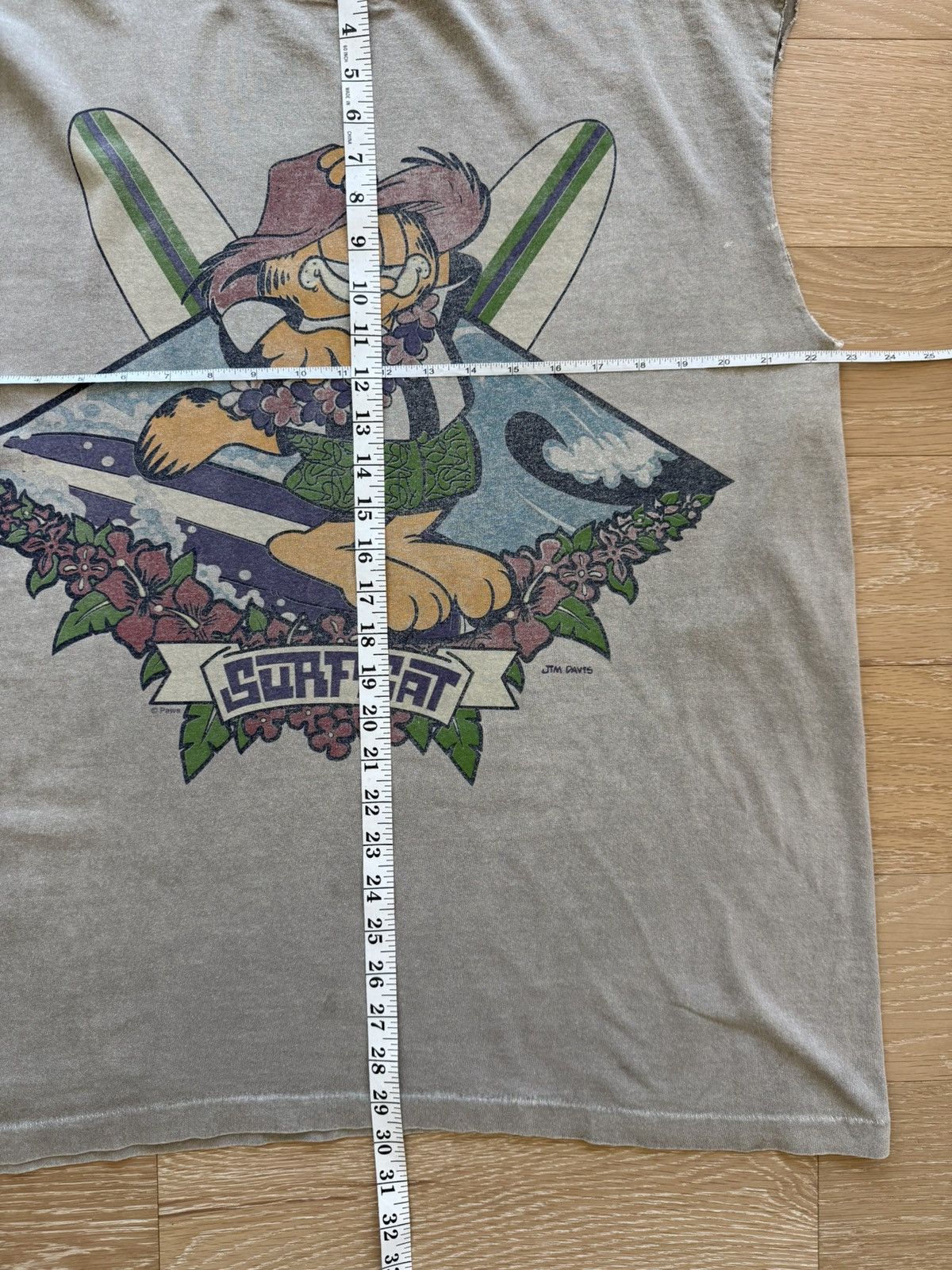 Other Vintage Garfield Surf Cat Cut Off Tank Size US L / EU 52-54 / 3 - 6 Thumbnail