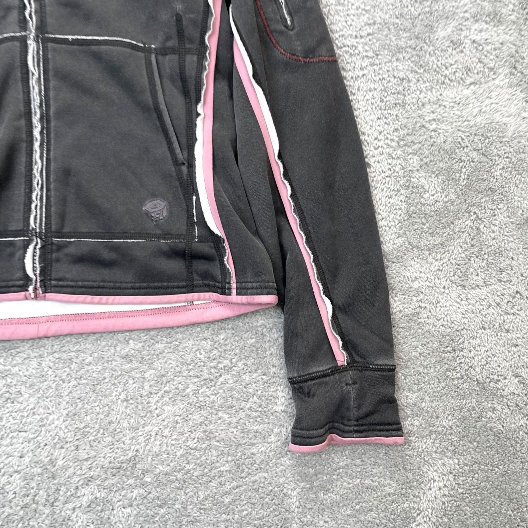 Mountain Hardwear Mountain Hardwear Jacket Womens Small Black Pink Hoodie Coat Full Zip Hiking Size S / US 4 / IT 40 - 5 Thumbnail