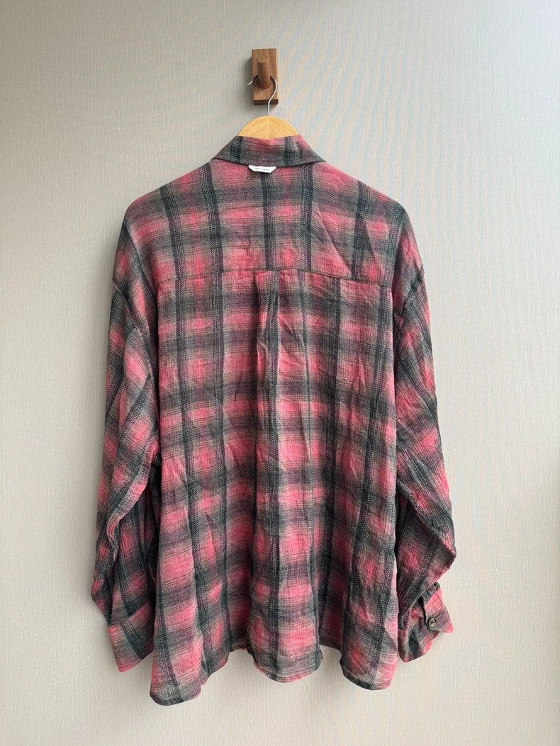 Our Legacy Our Legacy size50 Ruffled bubble gauze rose red checkered s Size US M / EU 48-50 / 2 - 5 Thumbnail