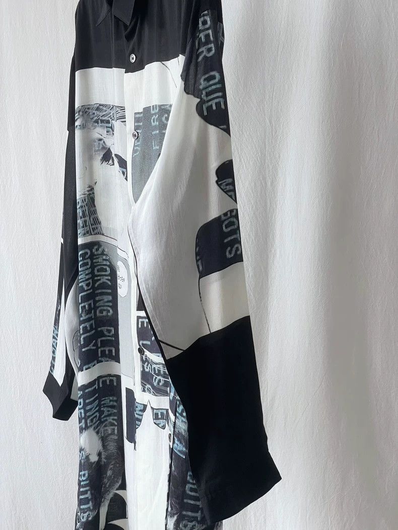 Yohji Yamamoto yohji yamamotoPrinted gown shirt 2503-Nextarrow Size US L / EU 52-54 / 3 - 3 Thumbnail