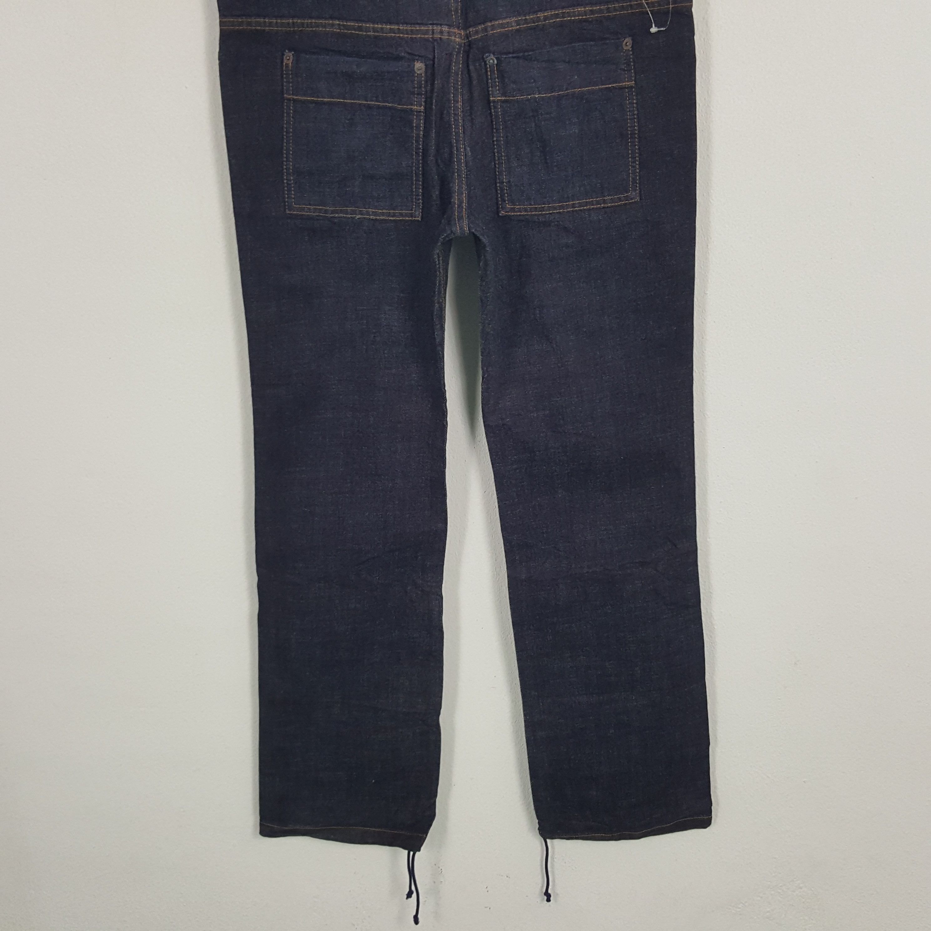 Japanese Brand × Vintage Vintage X Girl Japanese Denim Overall Jacket Size 35" - 6 Thumbnail