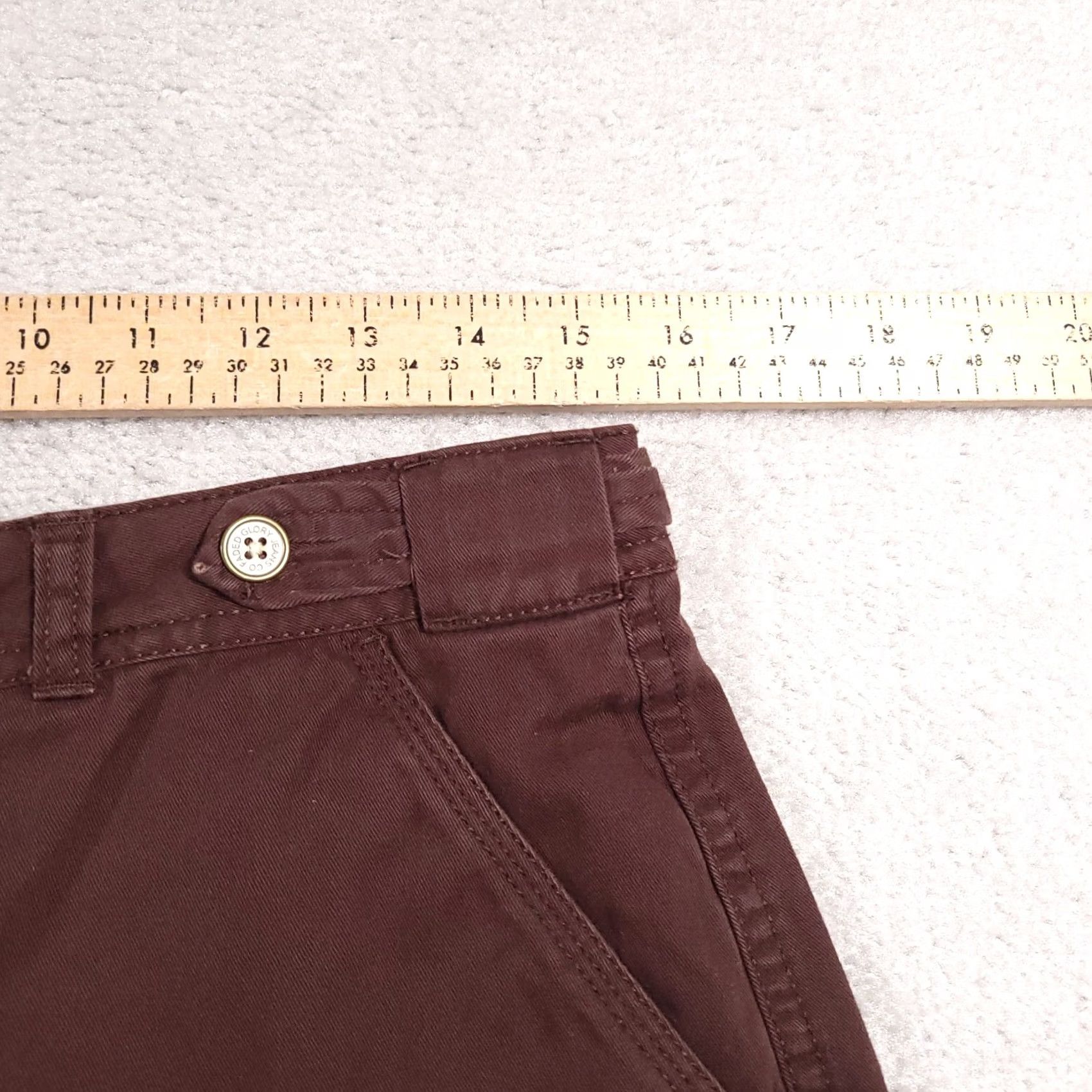 Faded Glory VINTAGE Faded Glory Bermuda Shorts Women's 4 Brown Chino Mid Rise 9" Size 27" / US 4 / IT 40 - 6 Thumbnail